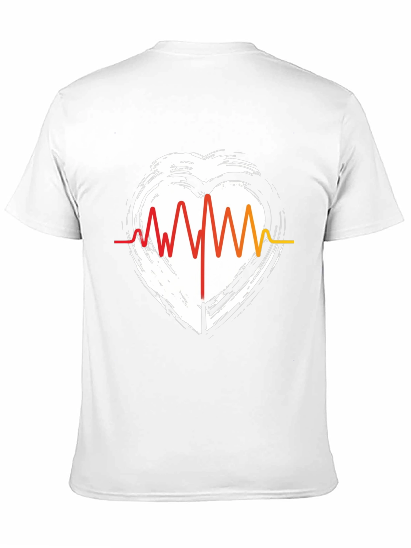 Heartbeat Graphic Tee - Stylish Casual Comfort