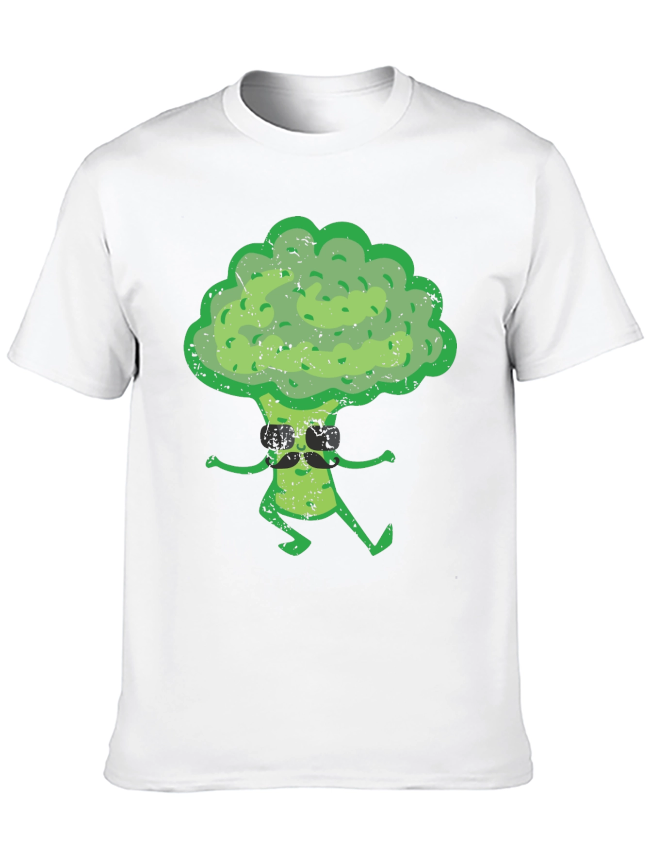 Cool Broccoli Graphic Tee - Black T-Shirt