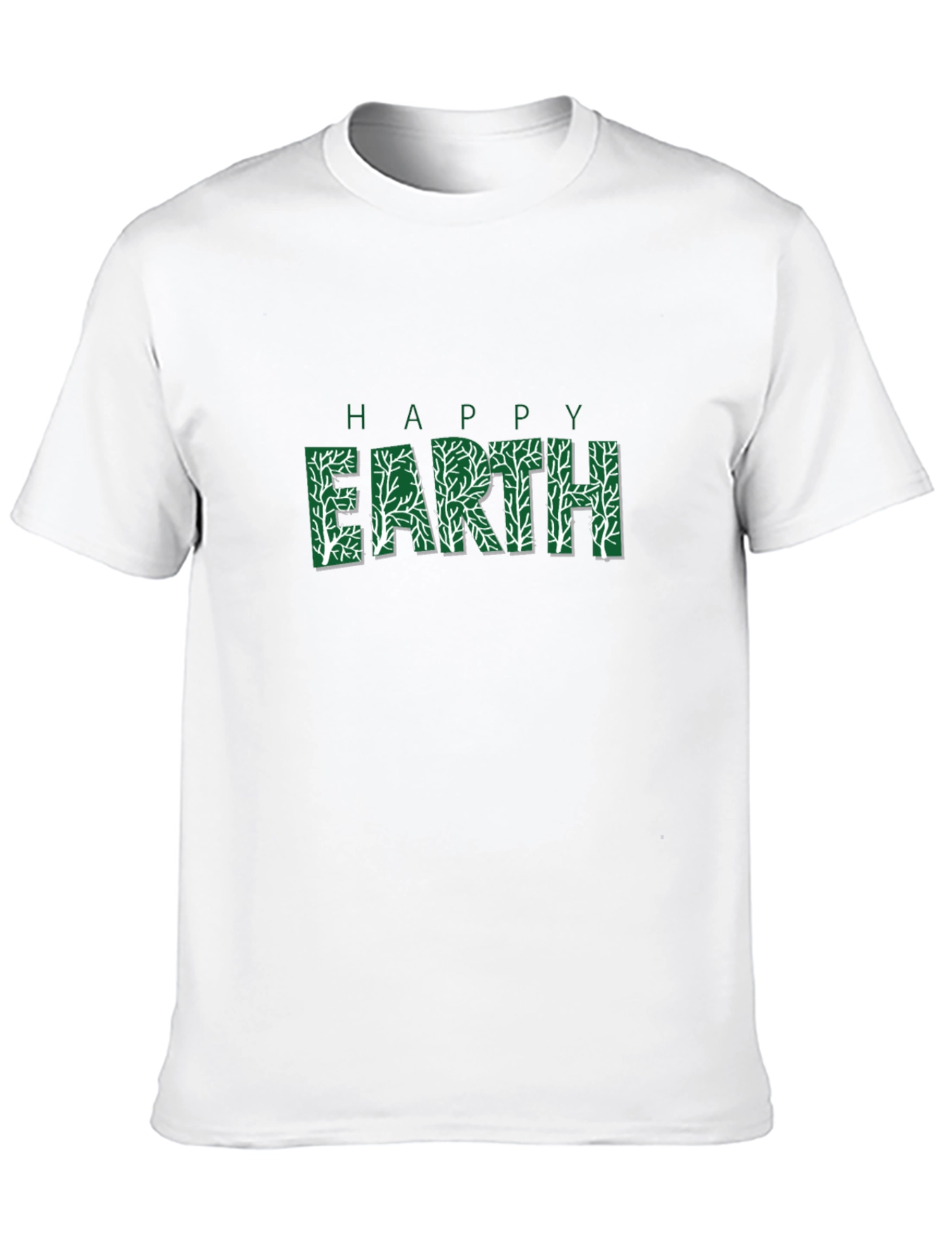 Happy Earth Graphic Tee - Eco-Friendly Design