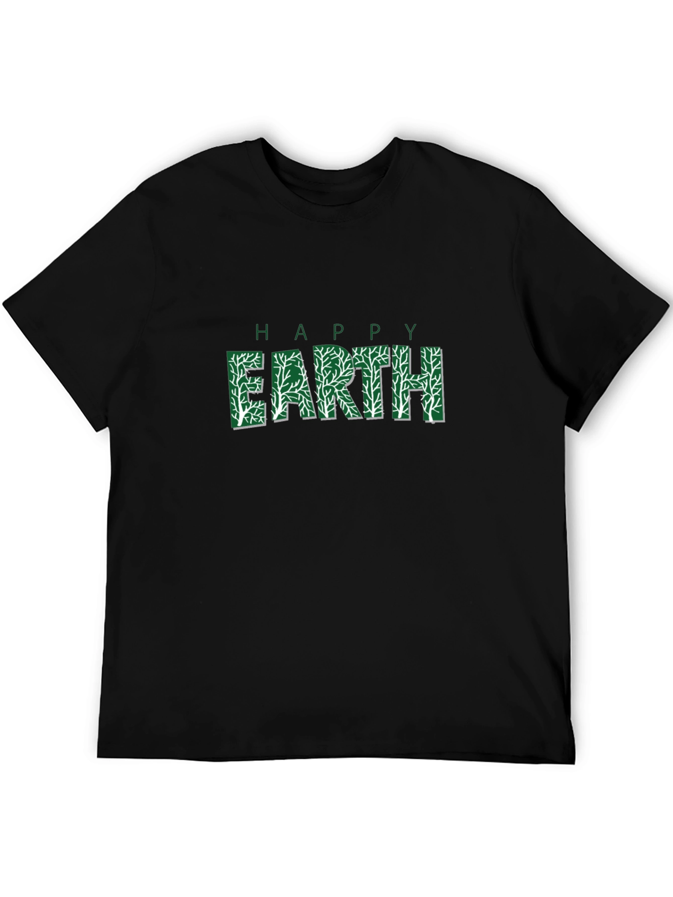 Happy Earth Graphic Tee - Eco-Friendly Design