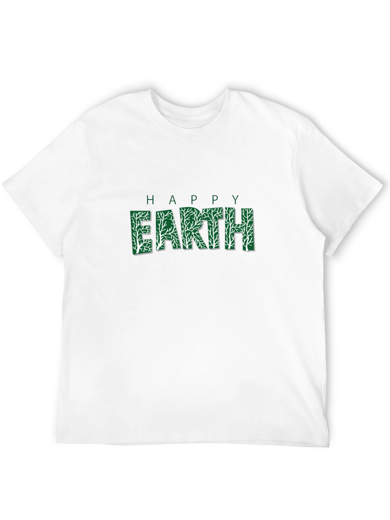 Happy Earth Graphic Tee - Eco-Friendly Design