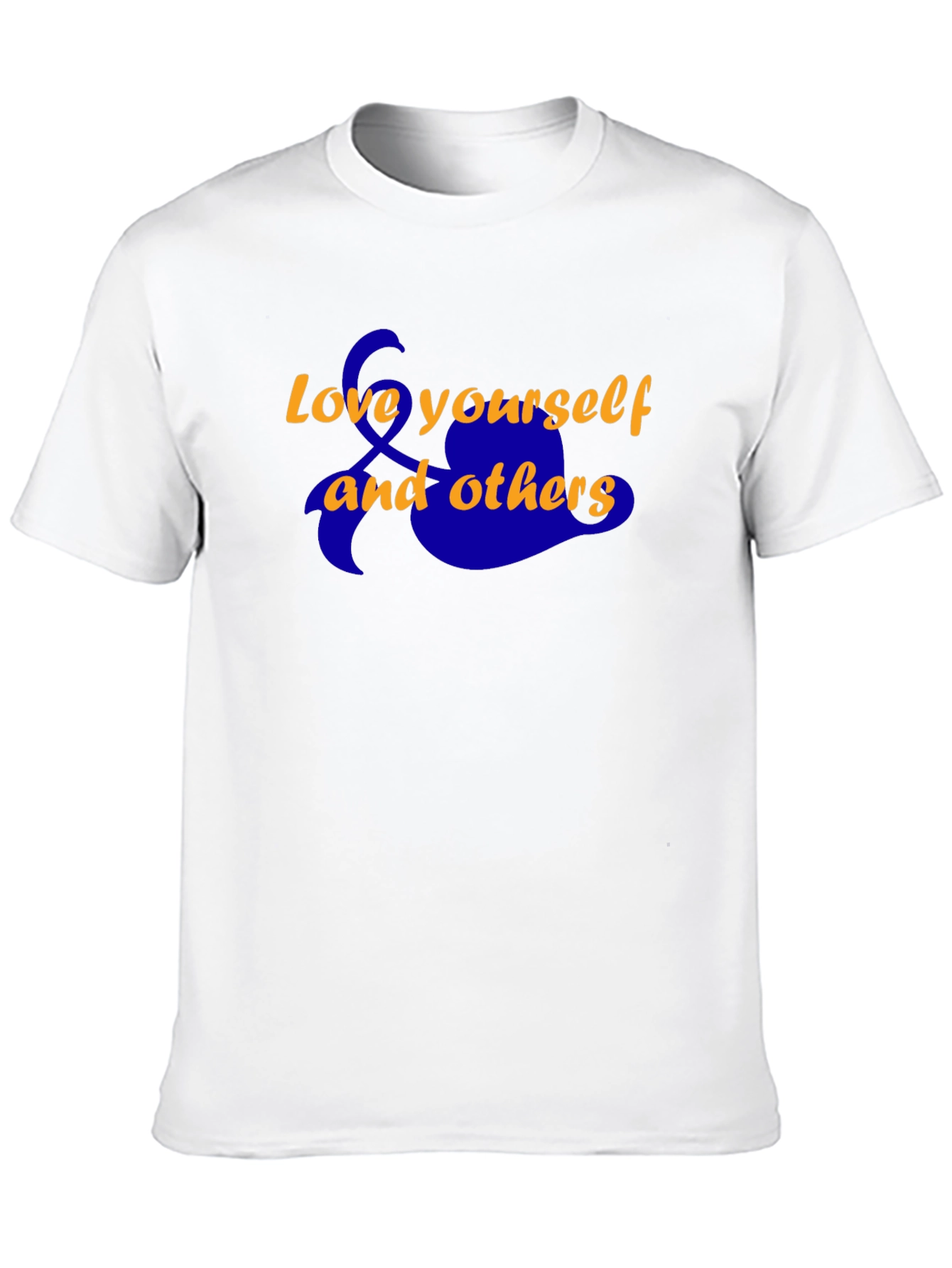 Love Yourself T-Shirt - Black Cotton Blend