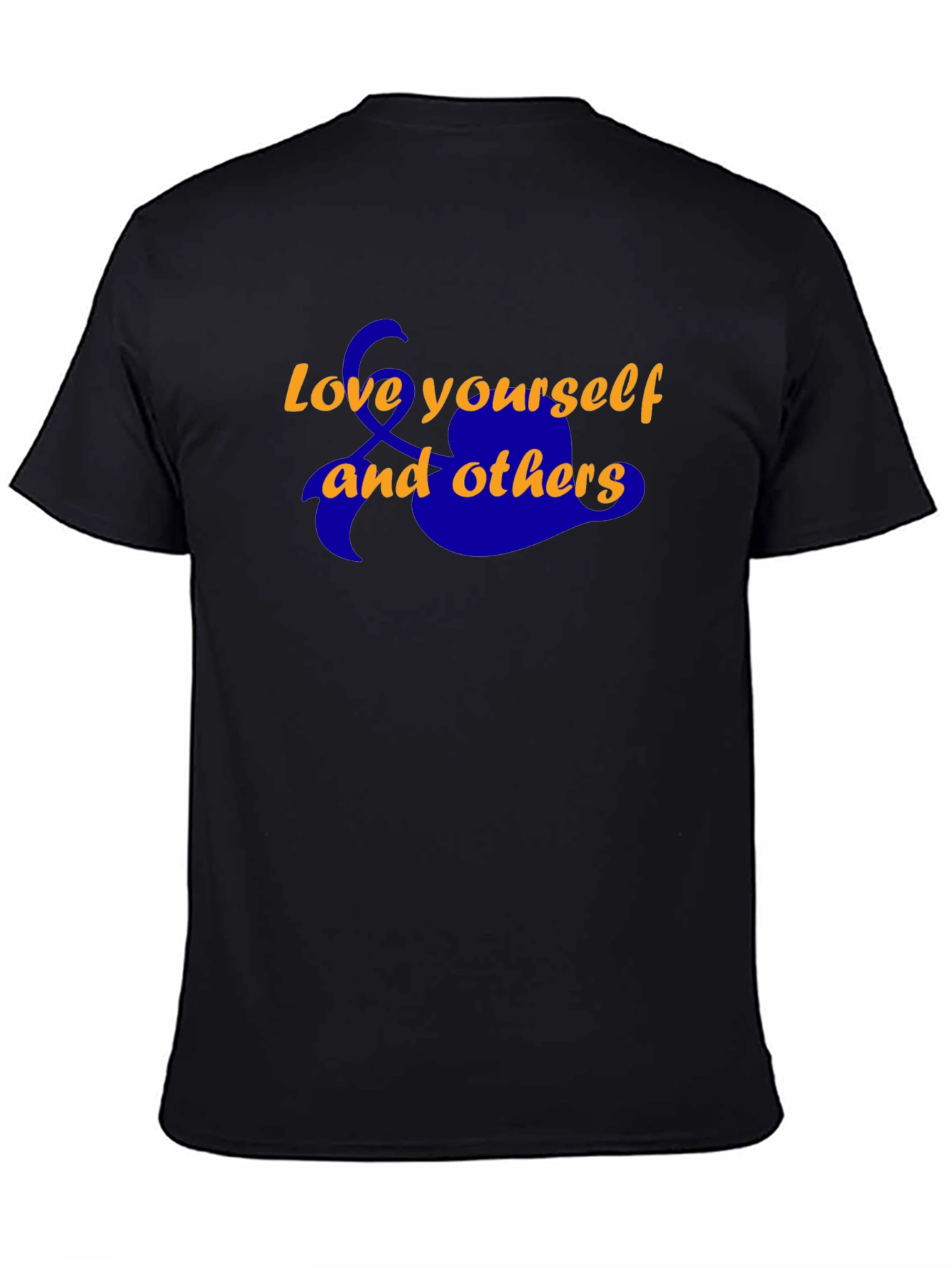 Love Yourself T-Shirt - Black Cotton Blend