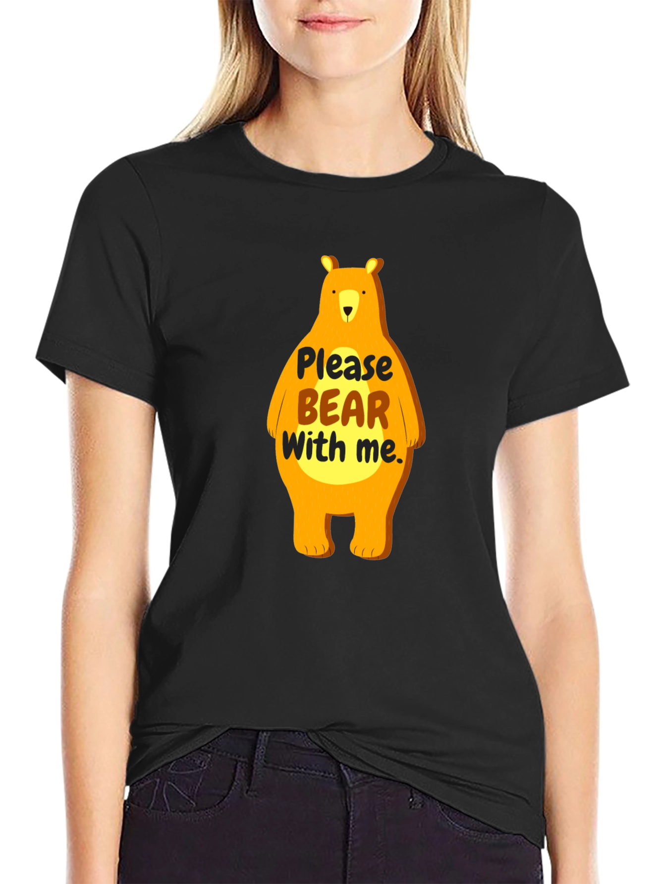 Funny Bear Graphic T-Shirt