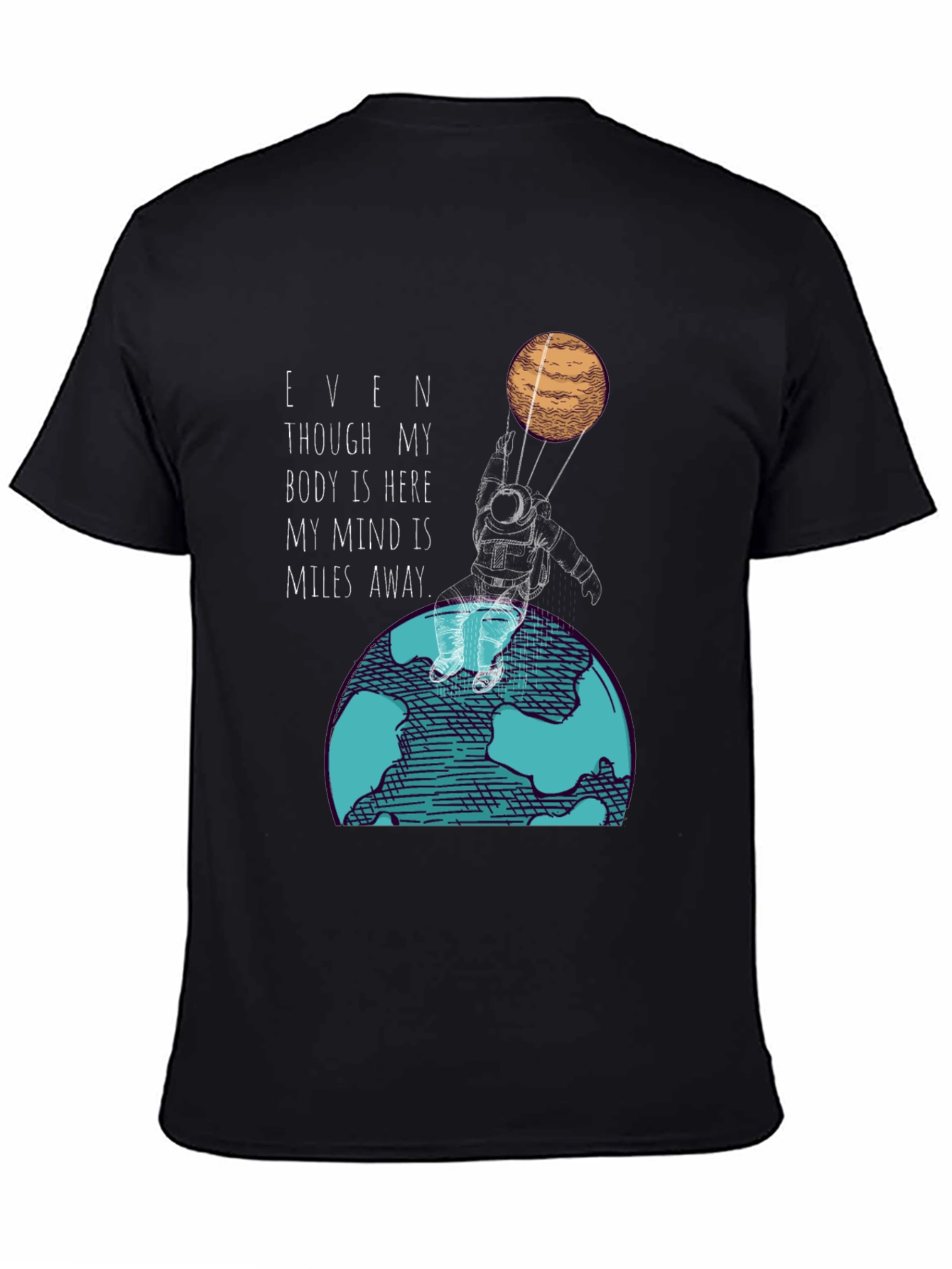Miles Away Graphic Tee - Astronaut T-Shirt