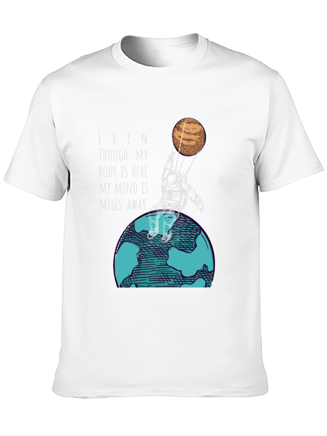 Miles Away Graphic Tee - Astronaut T-Shirt