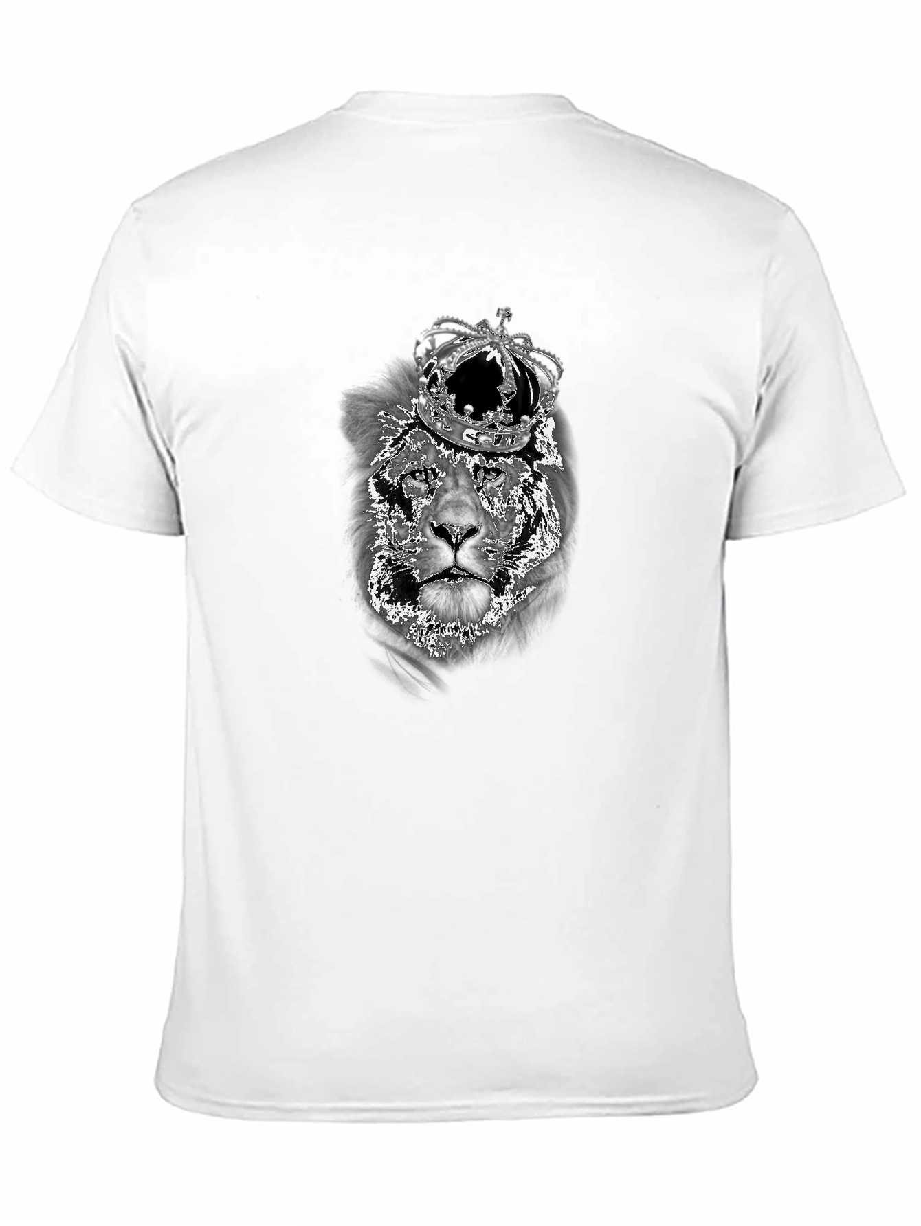 Lion King Graphic Tee - Black Cotton Blend Shirt