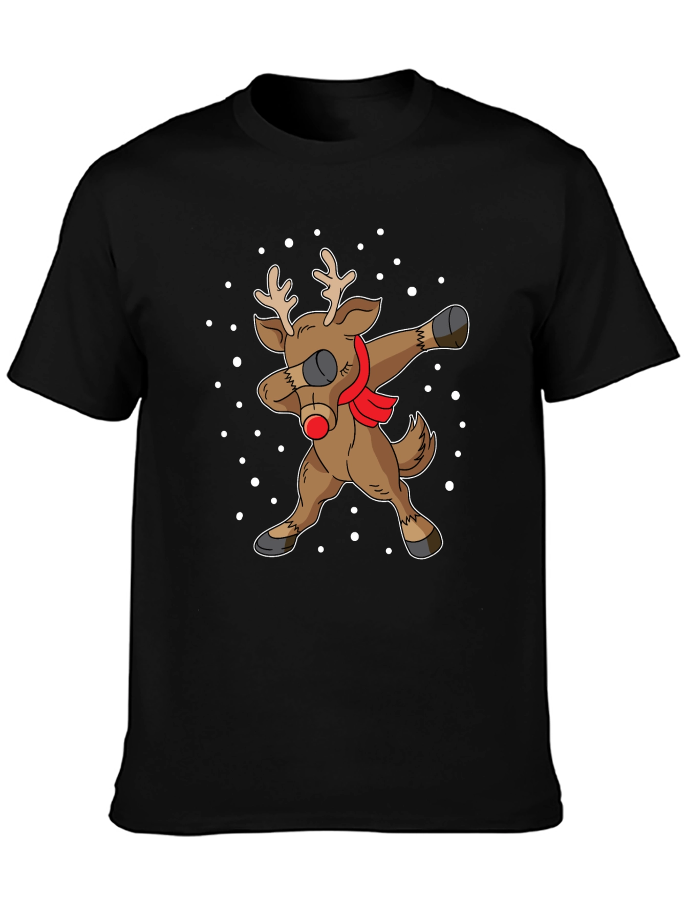 Dabbing Reindeer Christmas T-Shirt