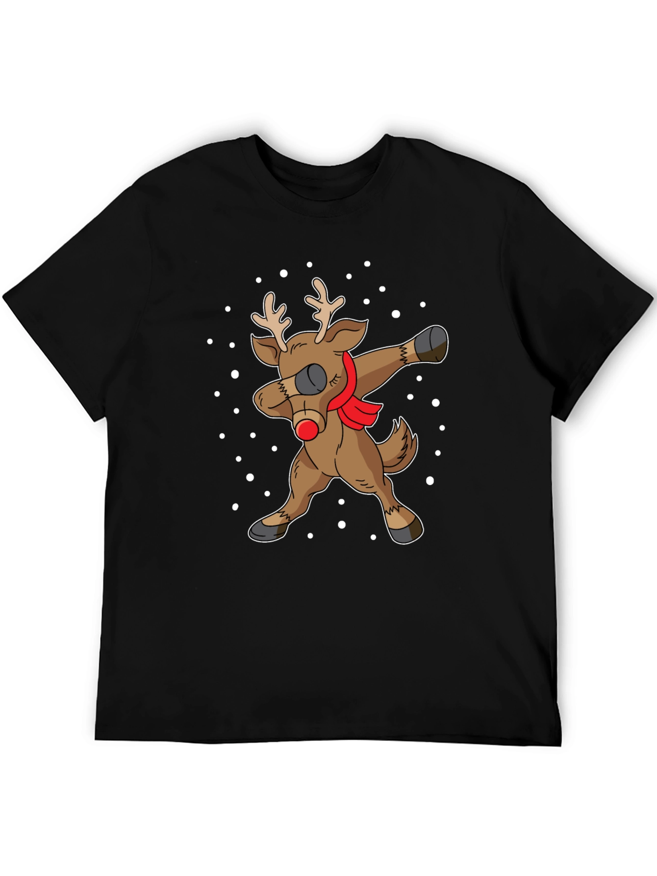 Dabbing Reindeer Christmas T-Shirt