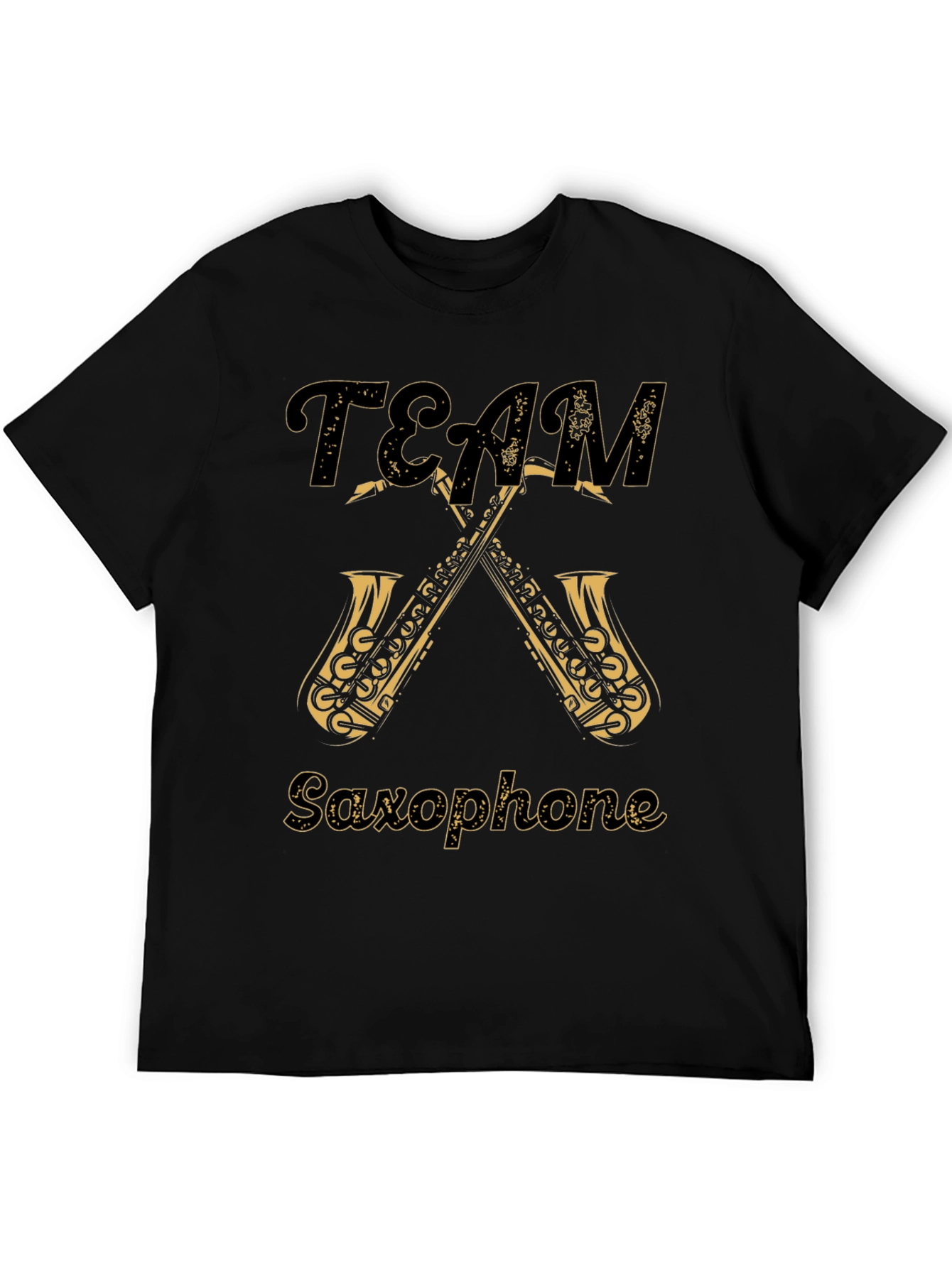 Team Saxophone T-Shirt - Musical Instrument Tee