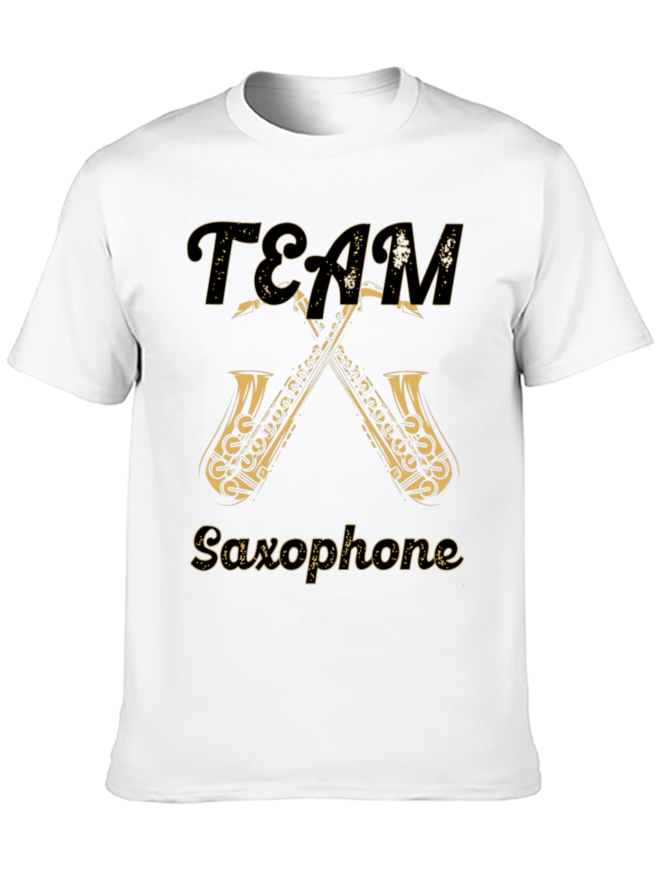 Team Saxophone T-Shirt - Musical Instrument Tee