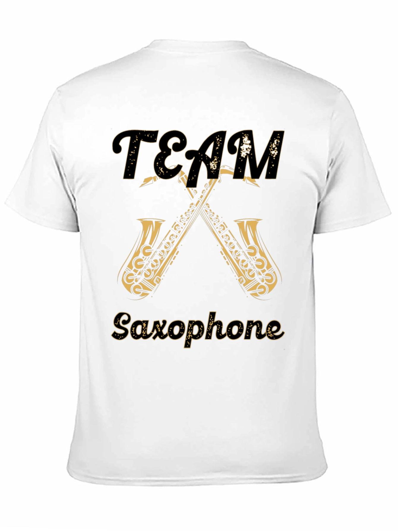Team Saxophone T-Shirt - Musical Instrument Tee