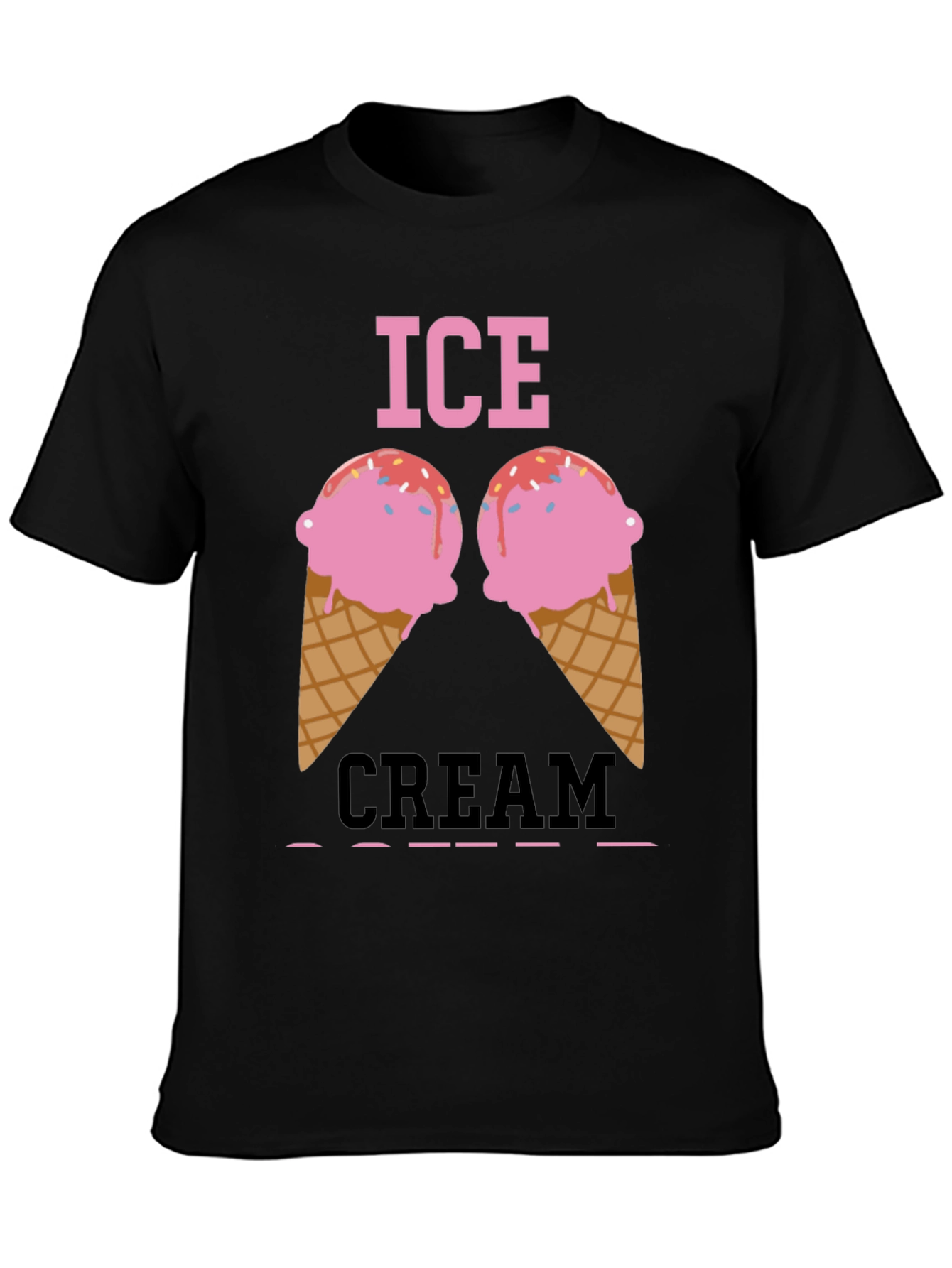Ice Cream Graphic Tee - Funny Dessert T-Shirt