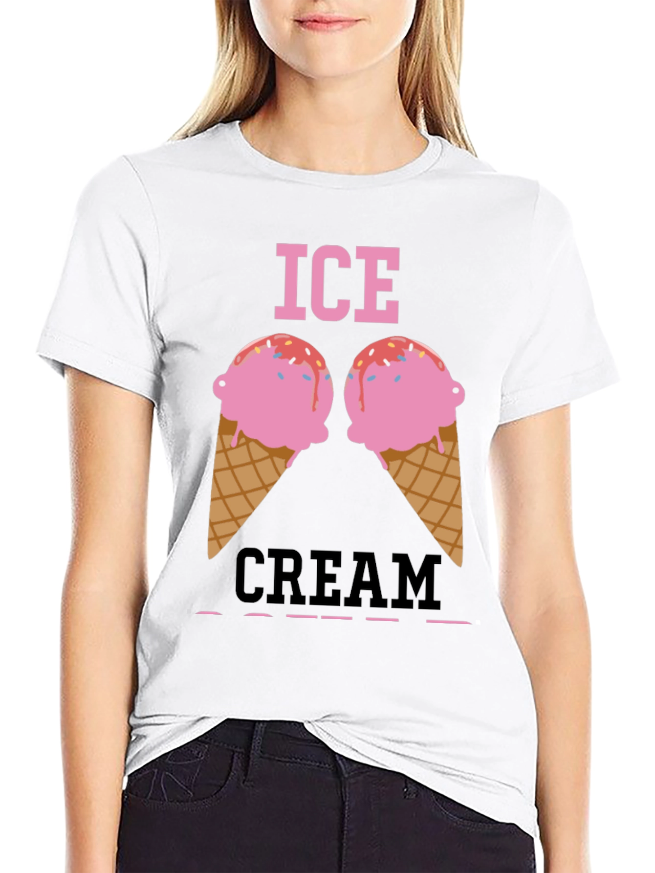 Ice Cream Graphic Tee - Funny Dessert T-Shirt