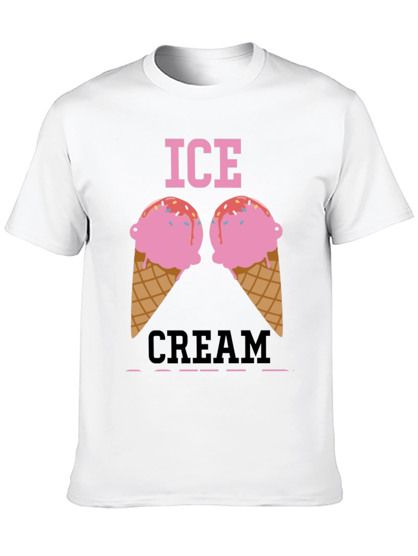 Ice Cream Graphic Tee - Funny Dessert T-Shirt