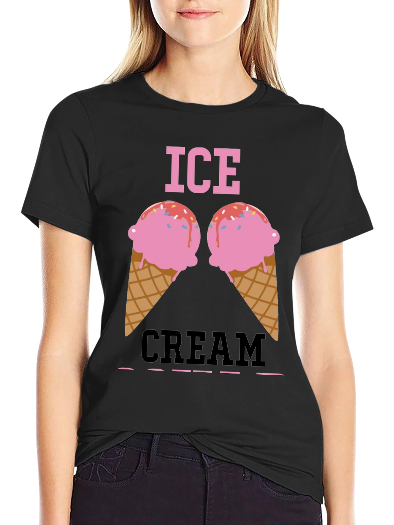 Ice Cream Graphic Tee - Funny Dessert T-Shirt