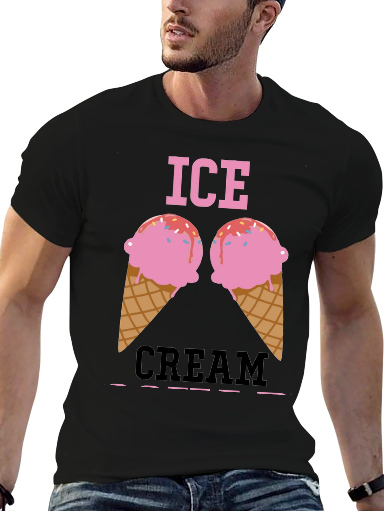 Ice Cream Graphic Tee - Funny Dessert T-Shirt