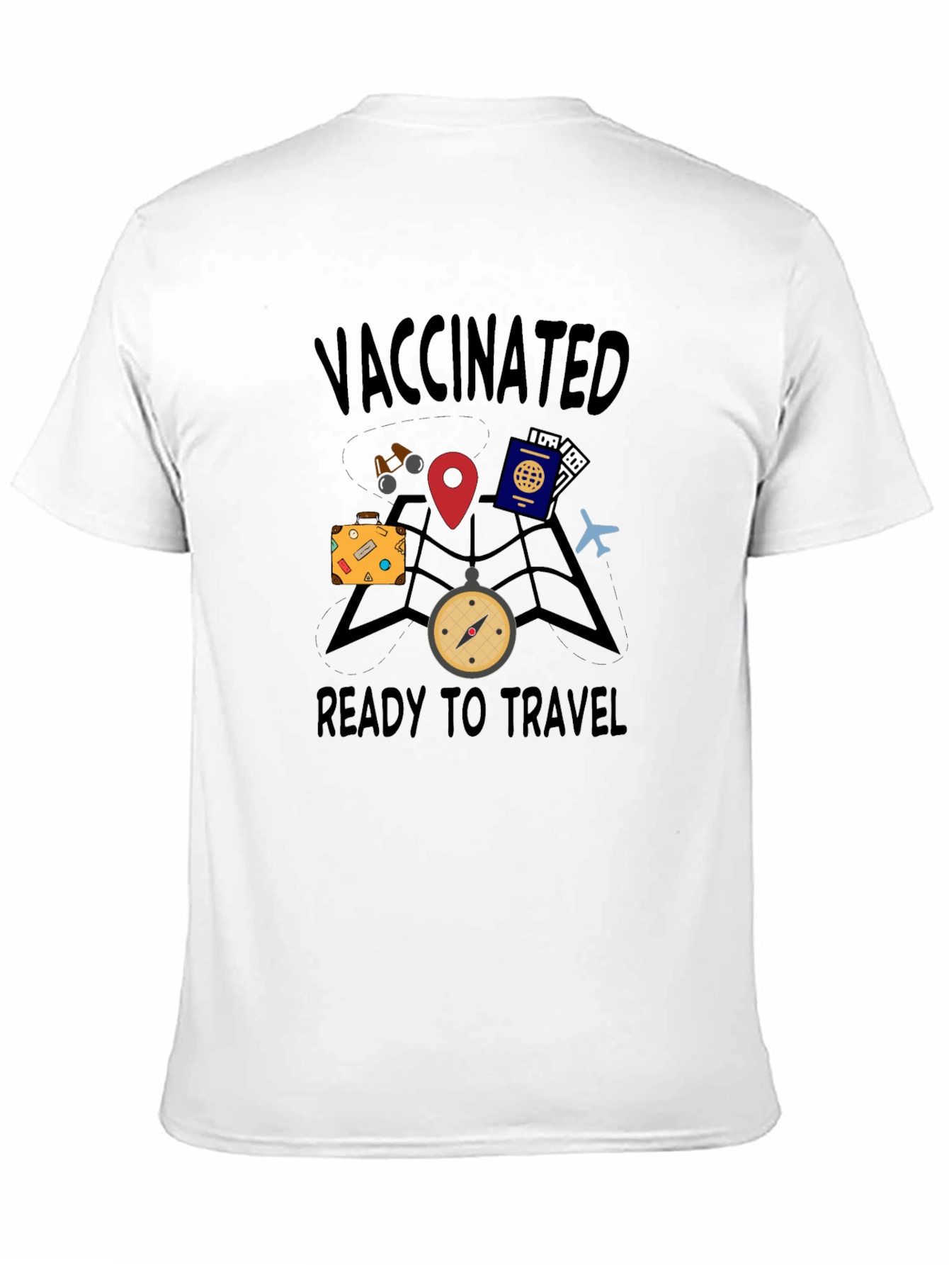 Vaccinated Ready to Travel Graphic Tee