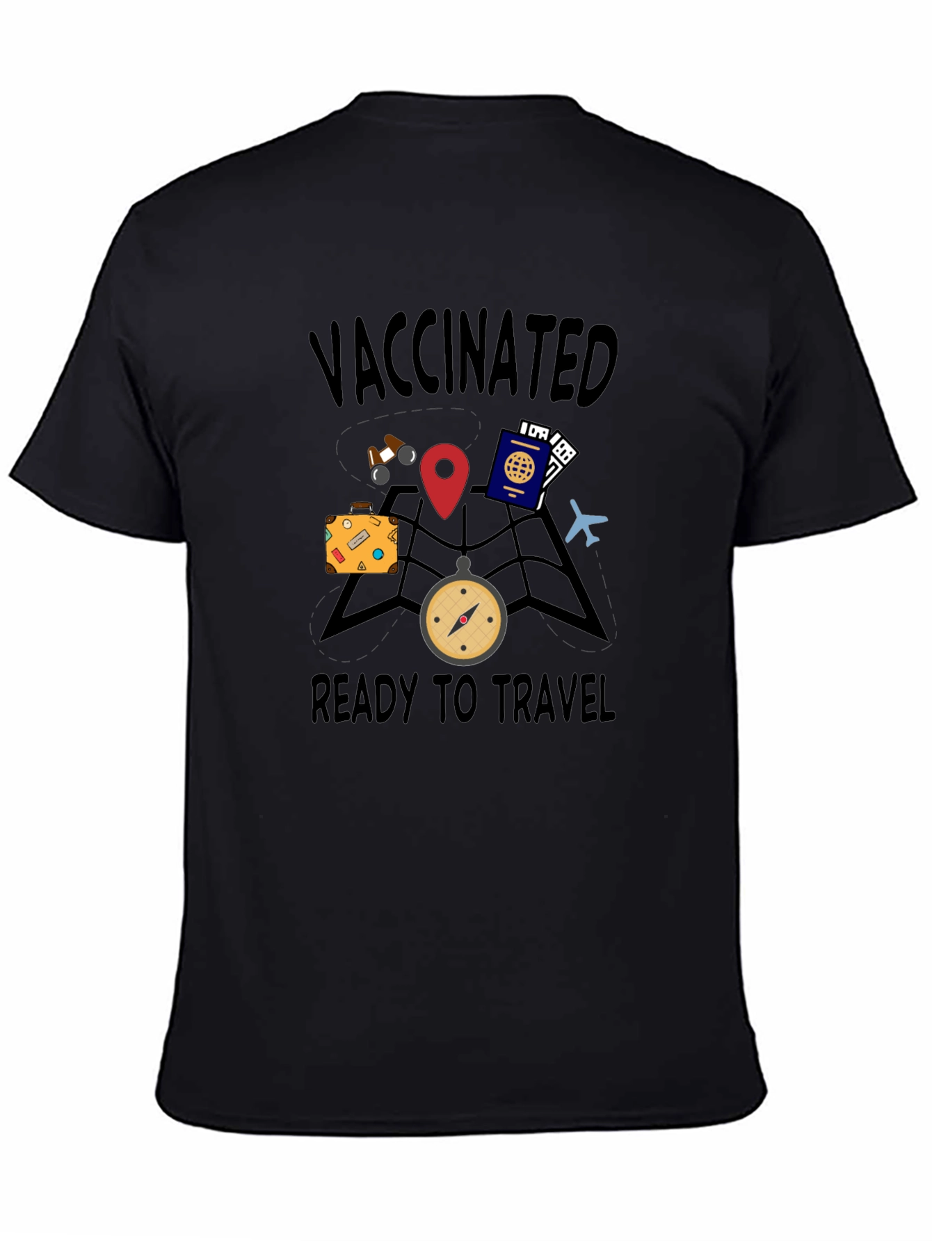 Vaccinated Ready to Travel Graphic Tee