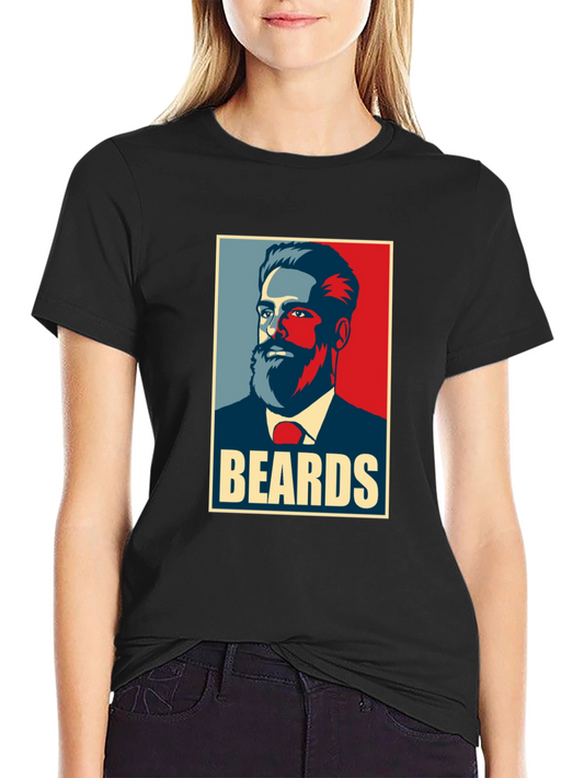 Beards Graphic T-Shirt - Mens Black Tee