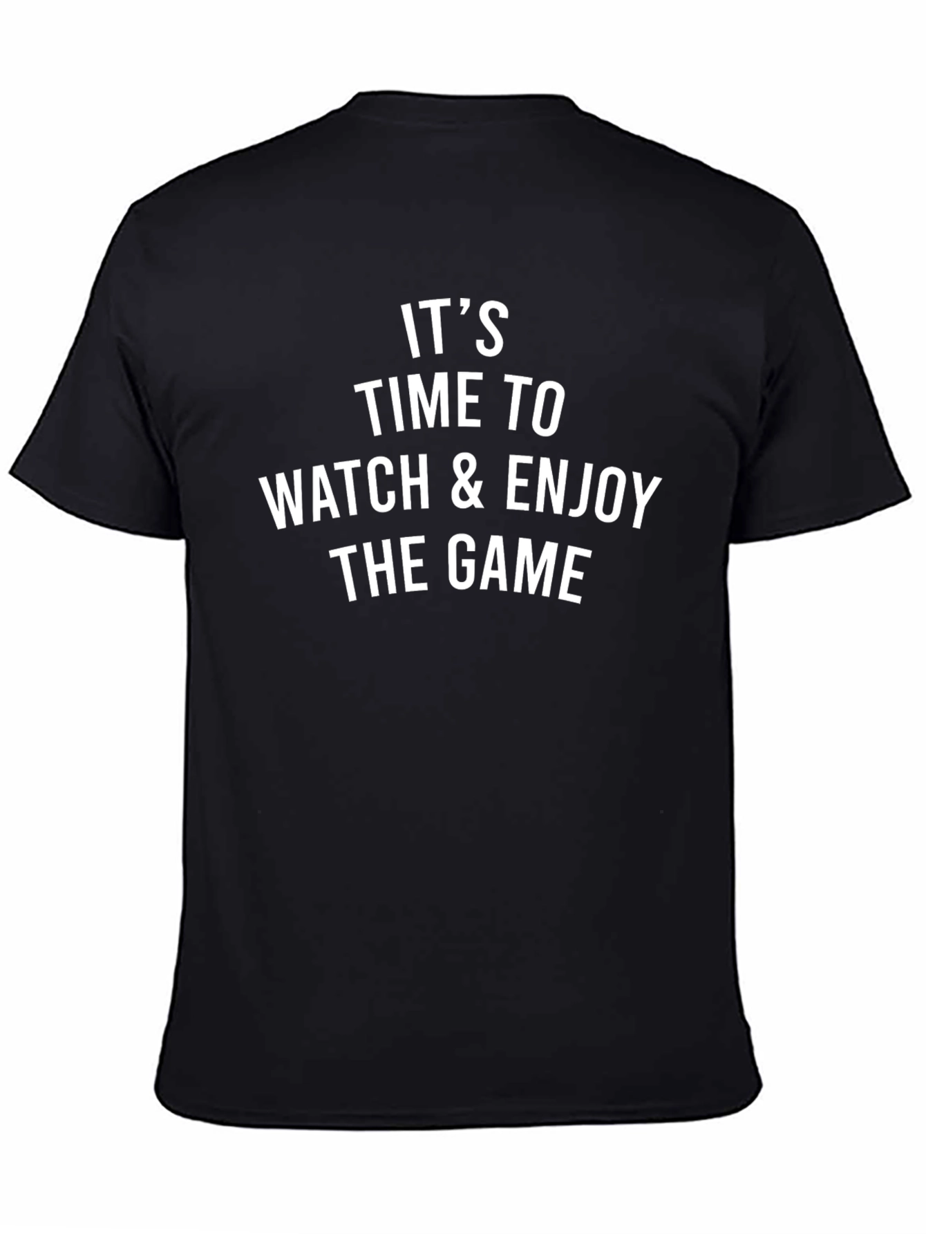 Its Game Time! Black Graphic Tee
