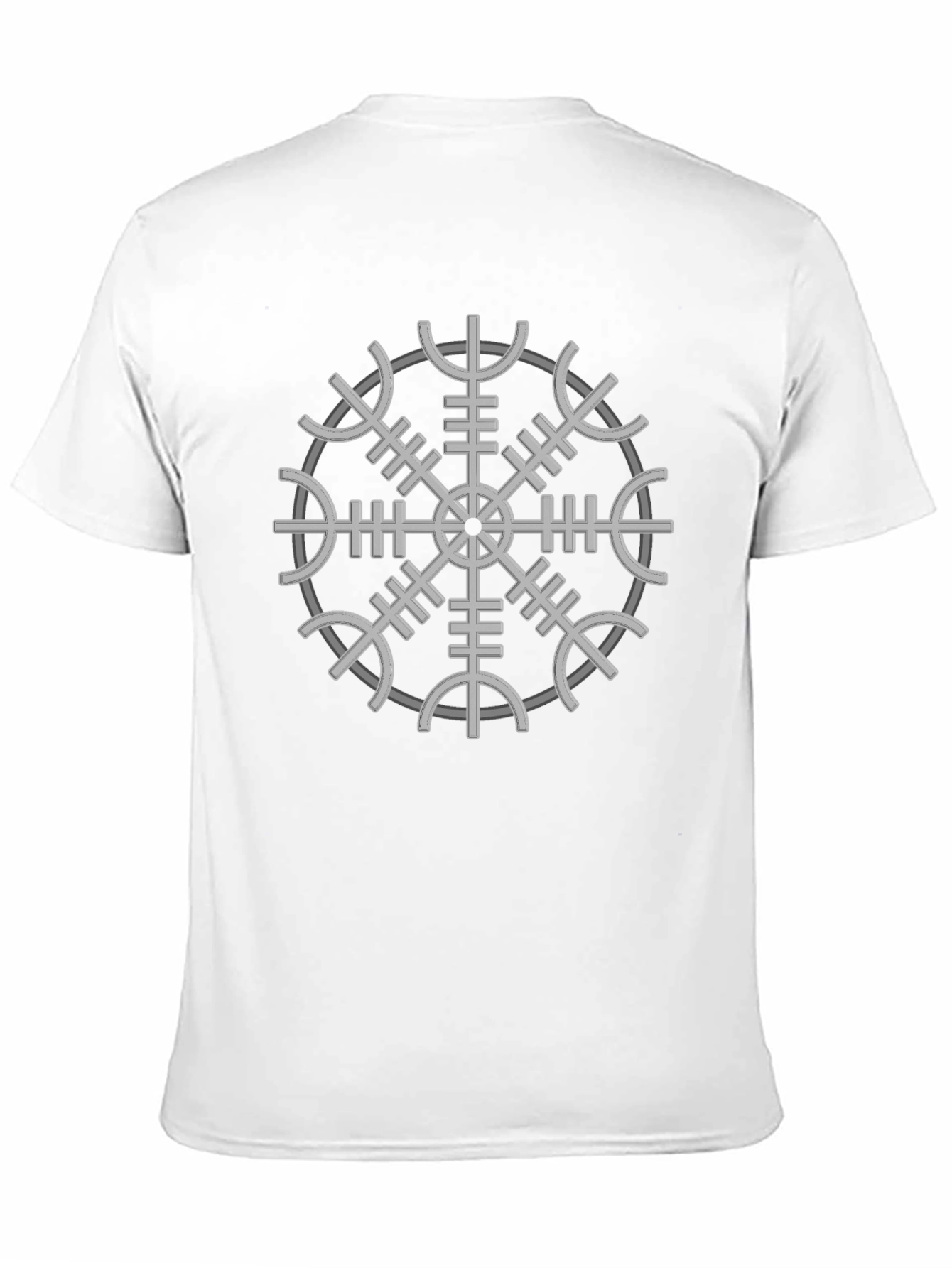Vegvisir Compass Viking Runes T-Shirt - Black
