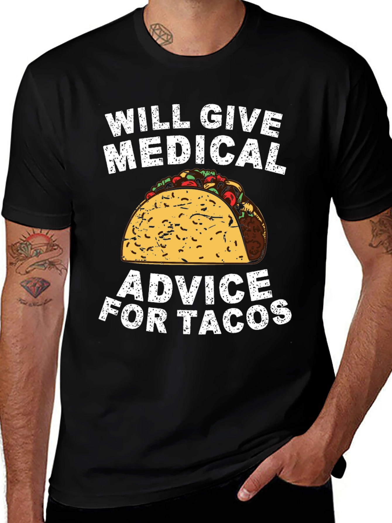 Medical Advice for Tacos Graphic Tee