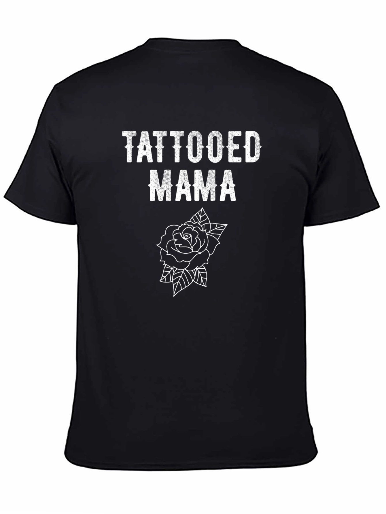 Tattooed Mama Graphic T-Shirt - Black