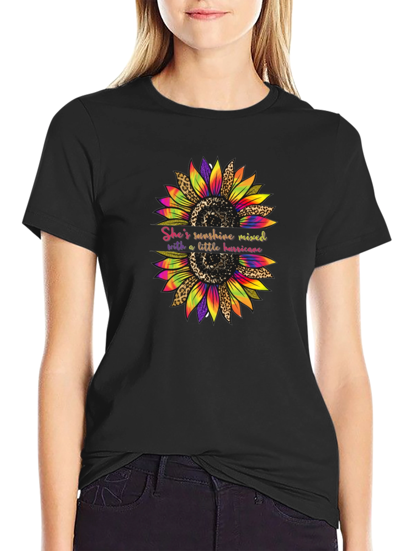 Sunflower Graphic Tee - Sunshine & Hurricane