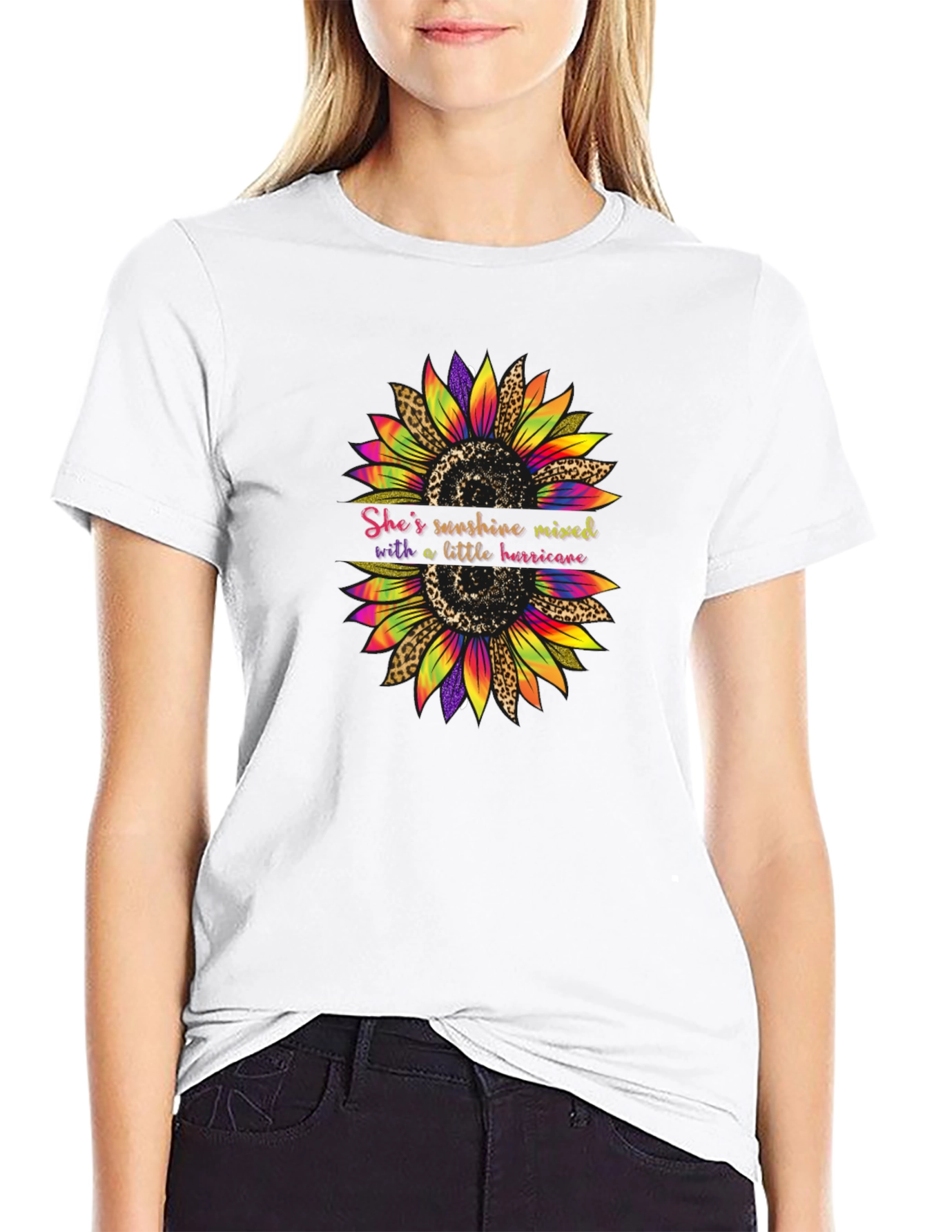 Sunflower Graphic Tee - Sunshine & Hurricane