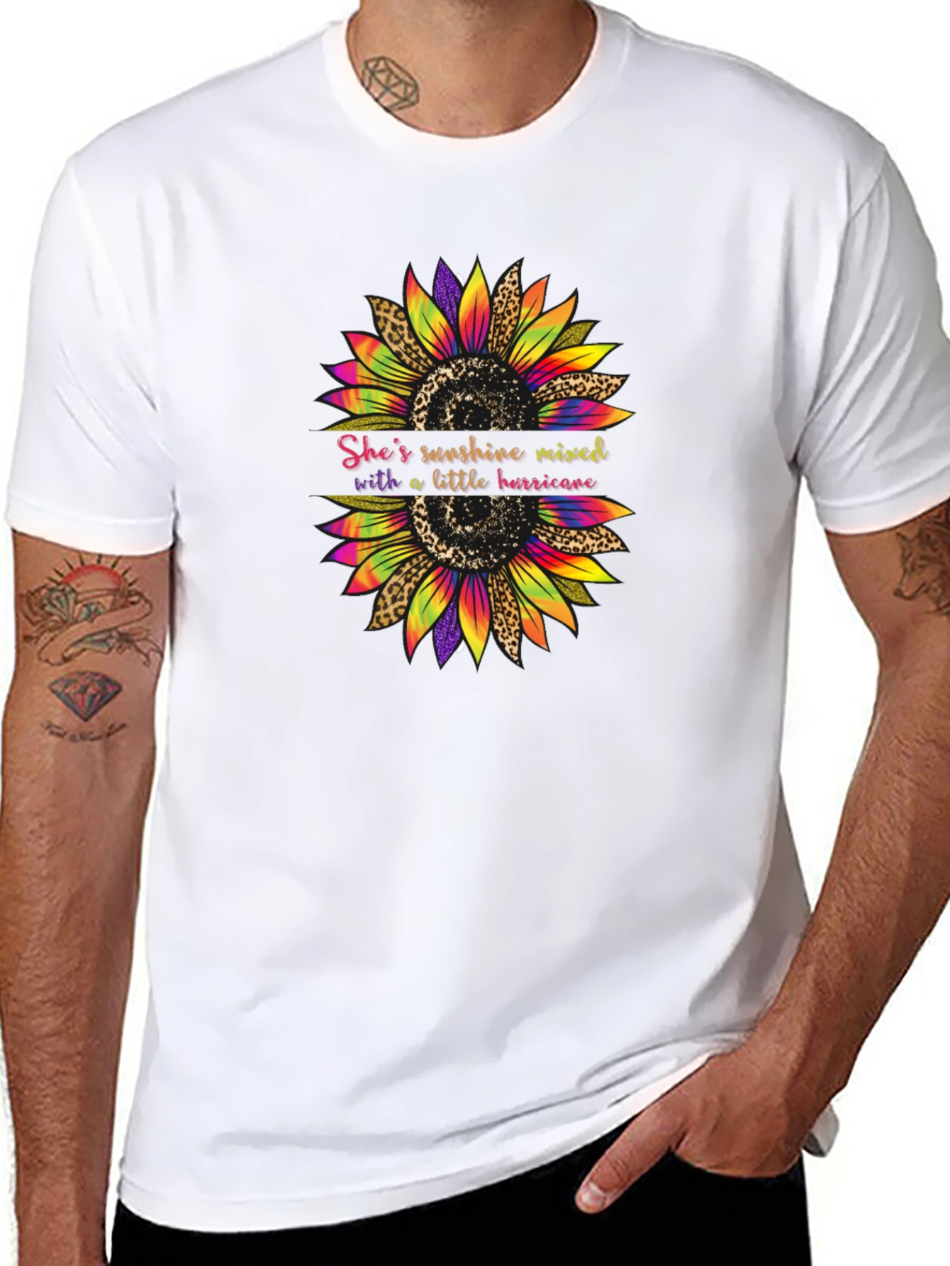 Sunflower Graphic Tee - Sunshine & Hurricane