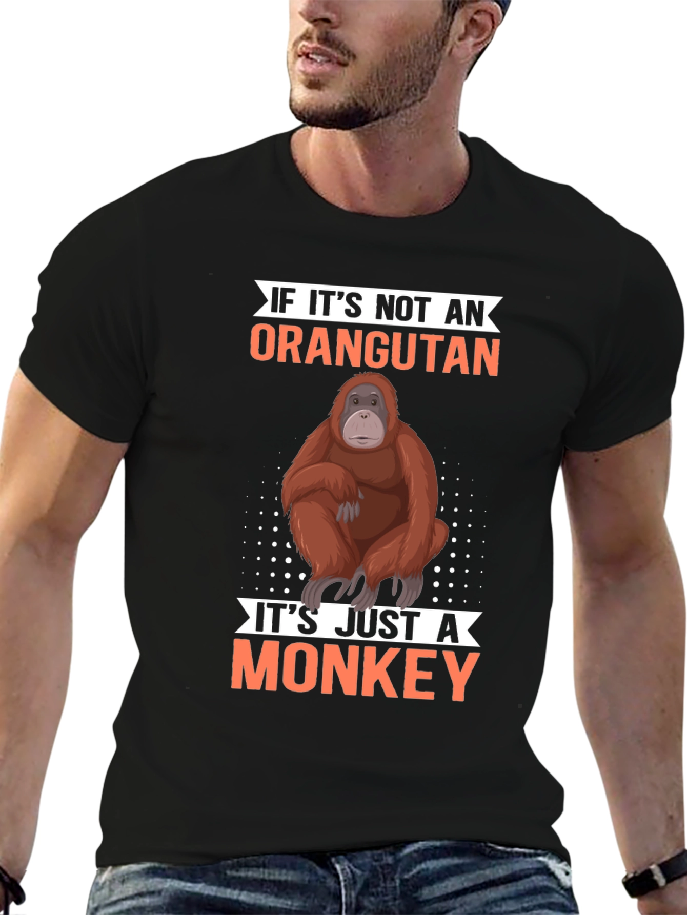 Orangutan vs Monkey Graphic T-Shirt