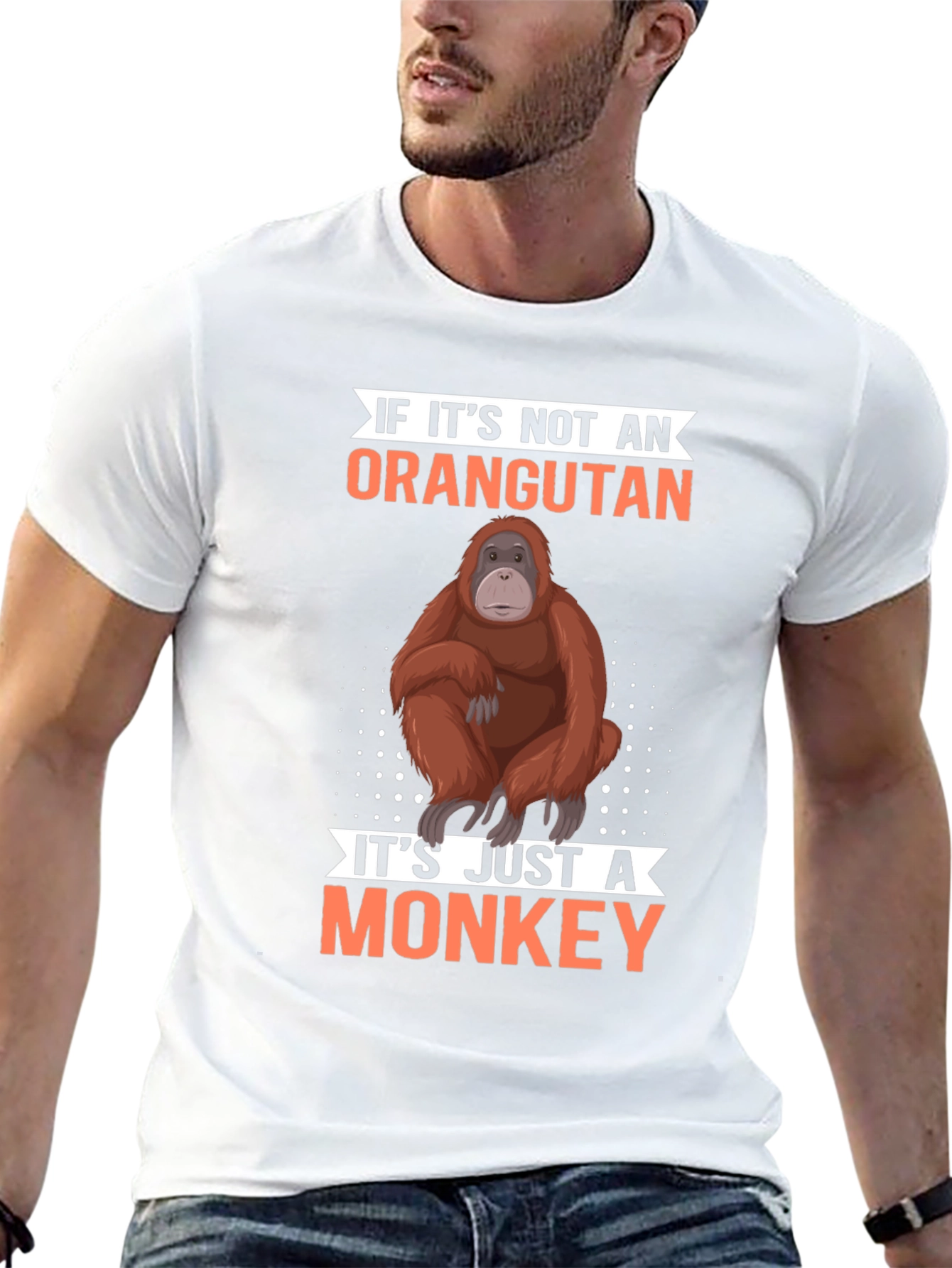 Orangutan vs Monkey Graphic T-Shirt