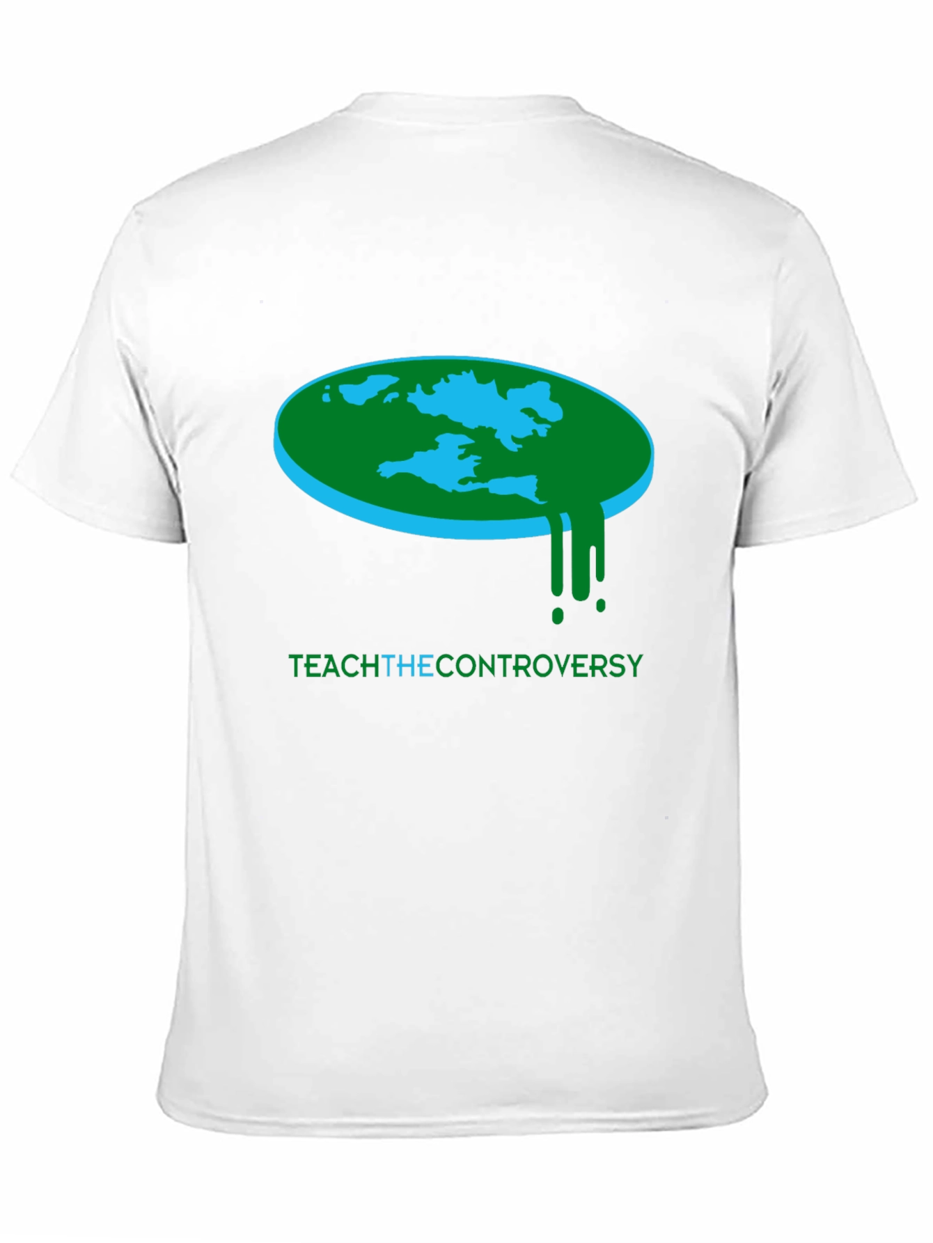 Flat Earth Teach Controversy T-Shirt