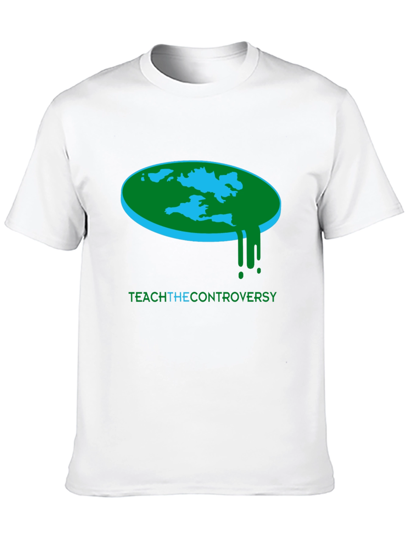 Flat Earth Teach Controversy T-Shirt