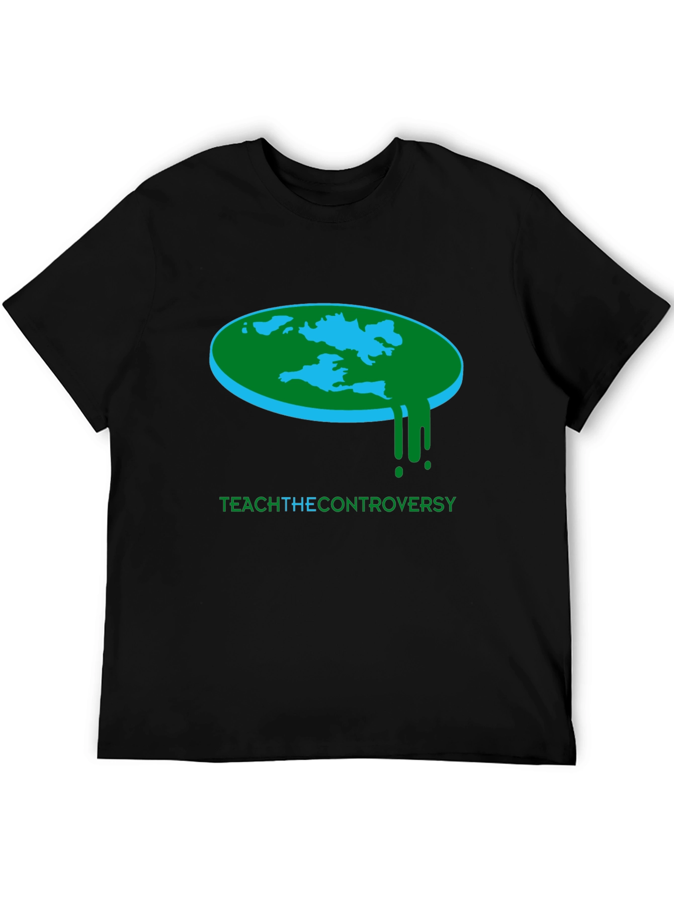 Flat Earth Teach Controversy T-Shirt