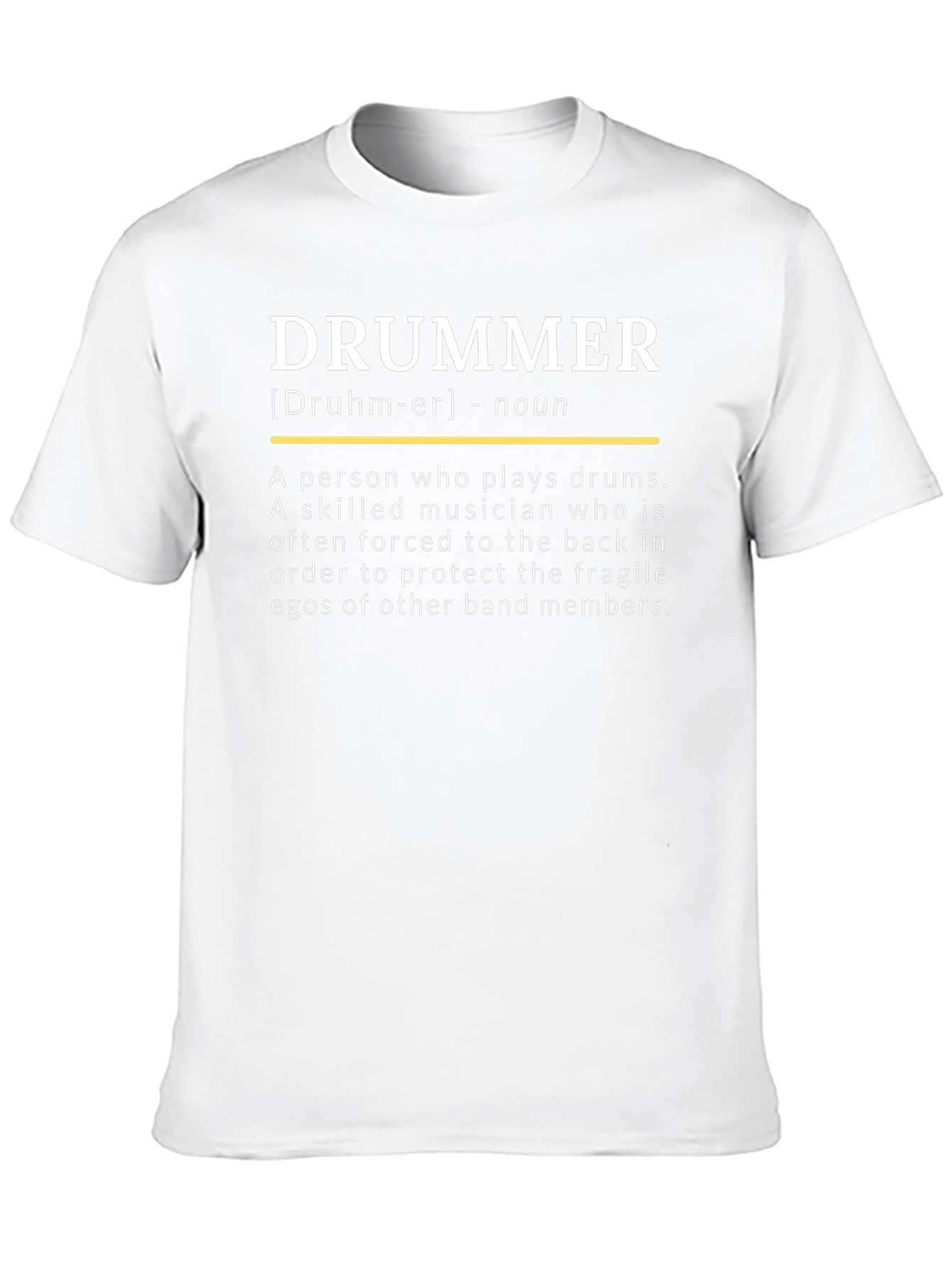 Drummer Definition Graphic Tee - Musician Gift