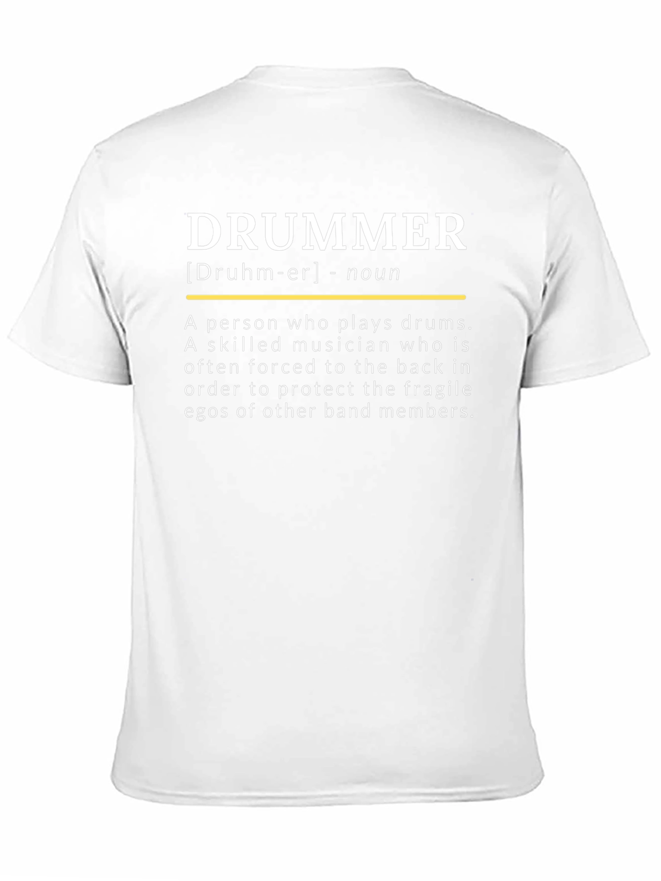 Drummer Definition Graphic Tee - Musician Gift