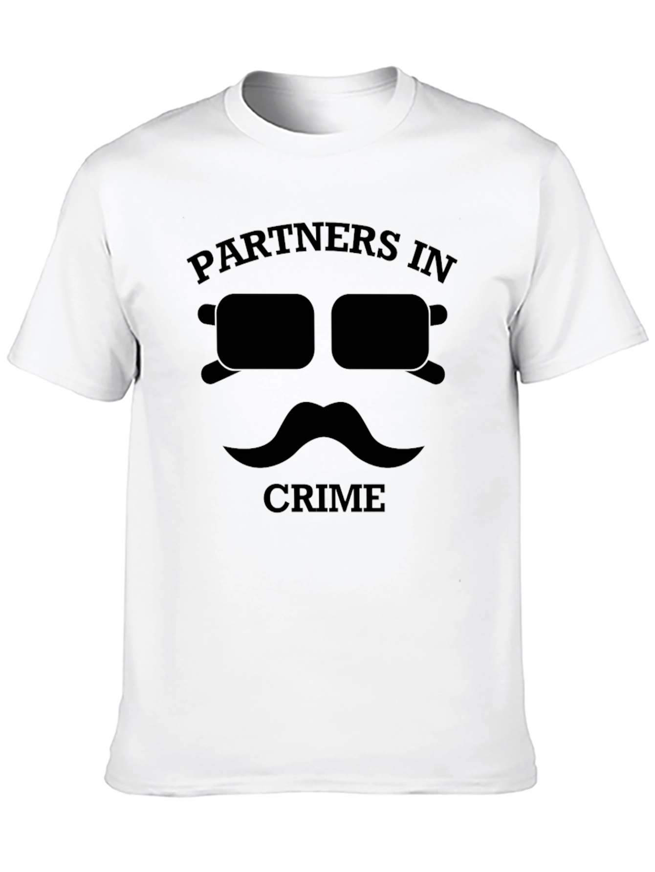Partners in Crime Graphic T-Shirt - Black