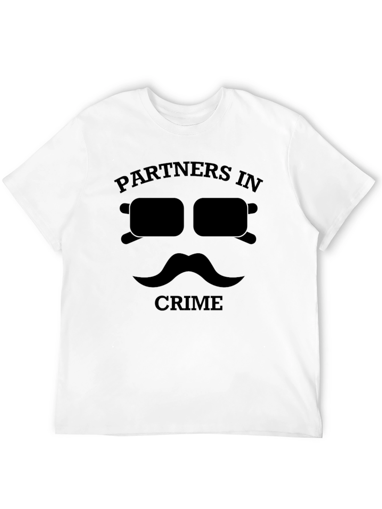 Partners in Crime Graphic T-Shirt - Black