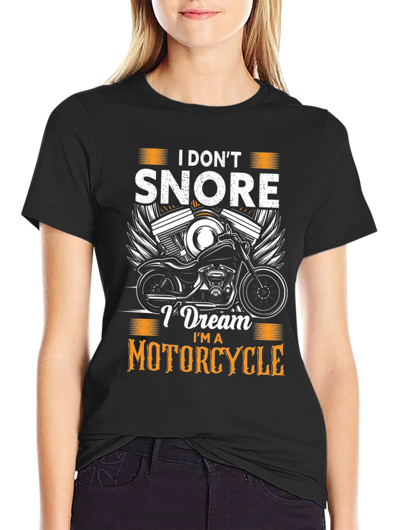 I Dont Snore Motorcycle T-Shirt