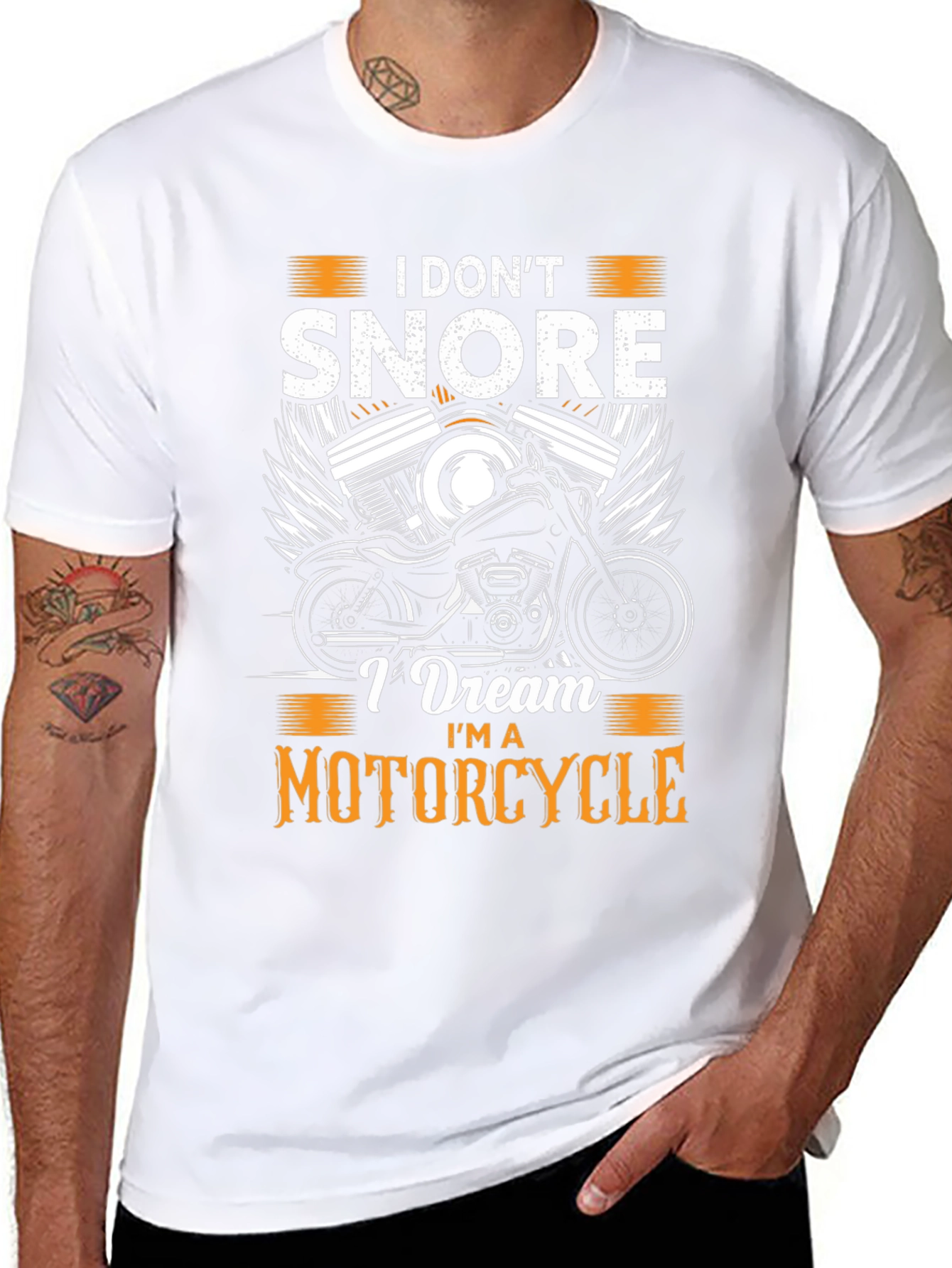 I Dont Snore Motorcycle T-Shirt
