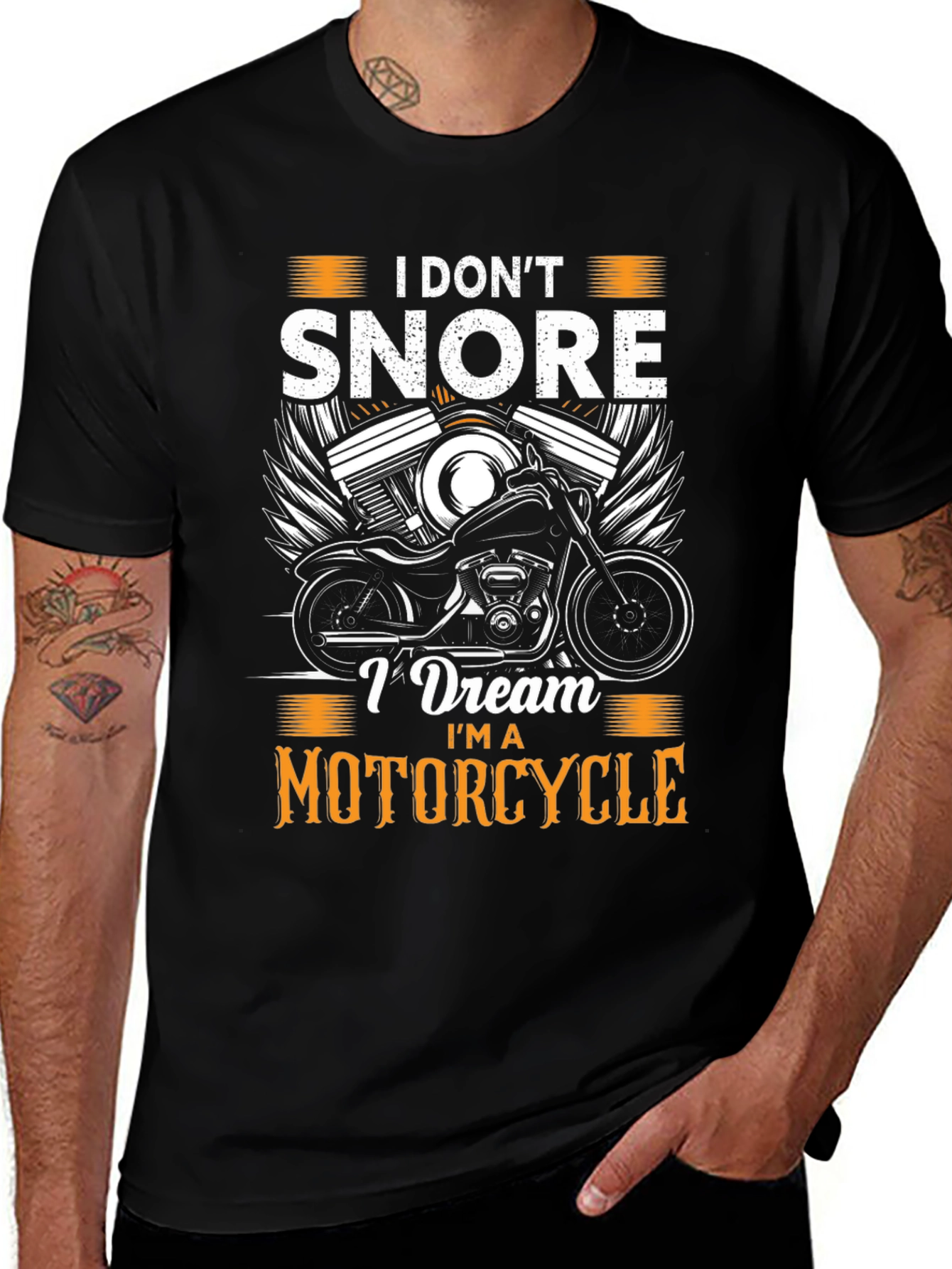 I Dont Snore Motorcycle T-Shirt