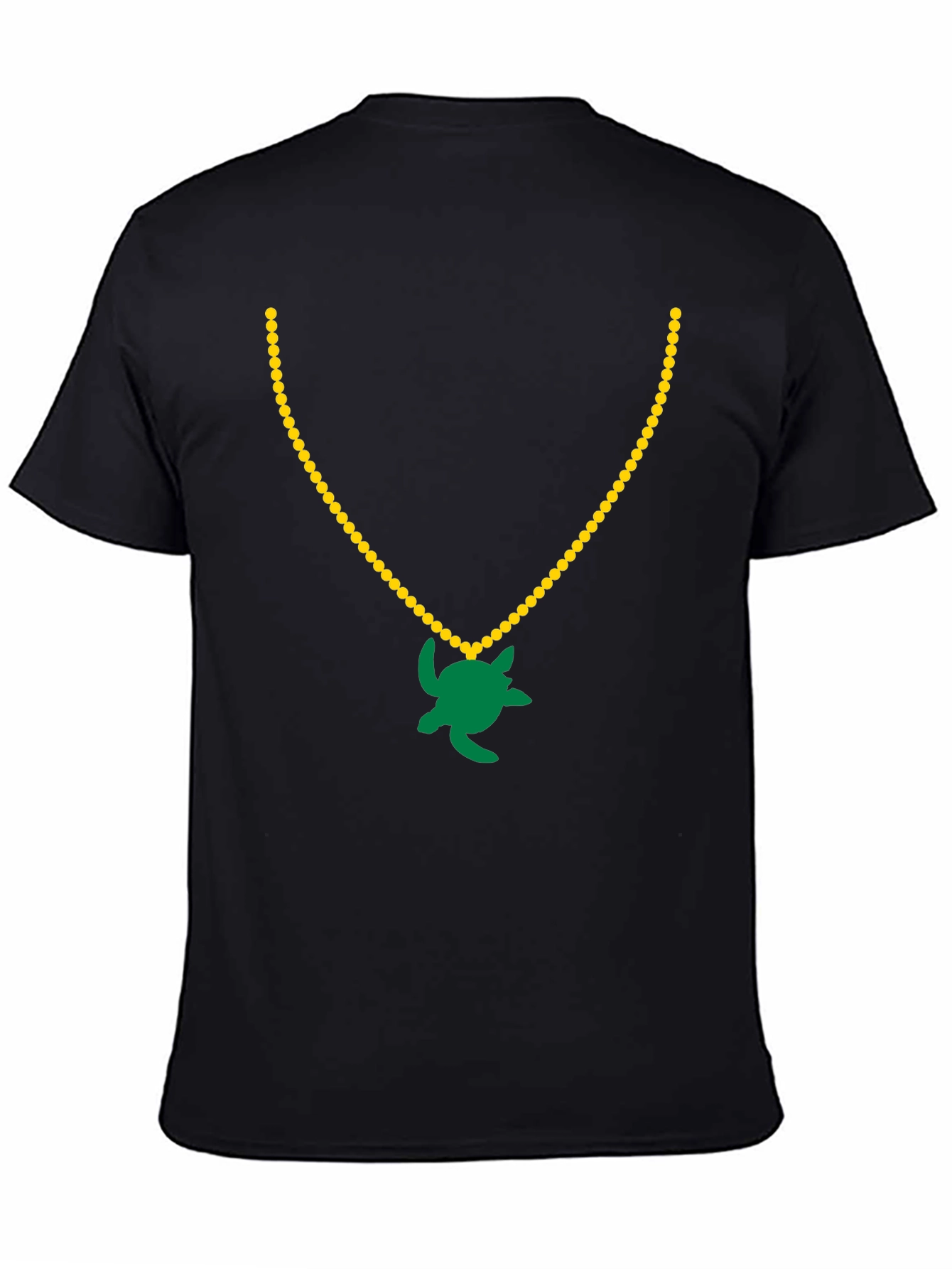 Turtle Pendant Black T-Shirt