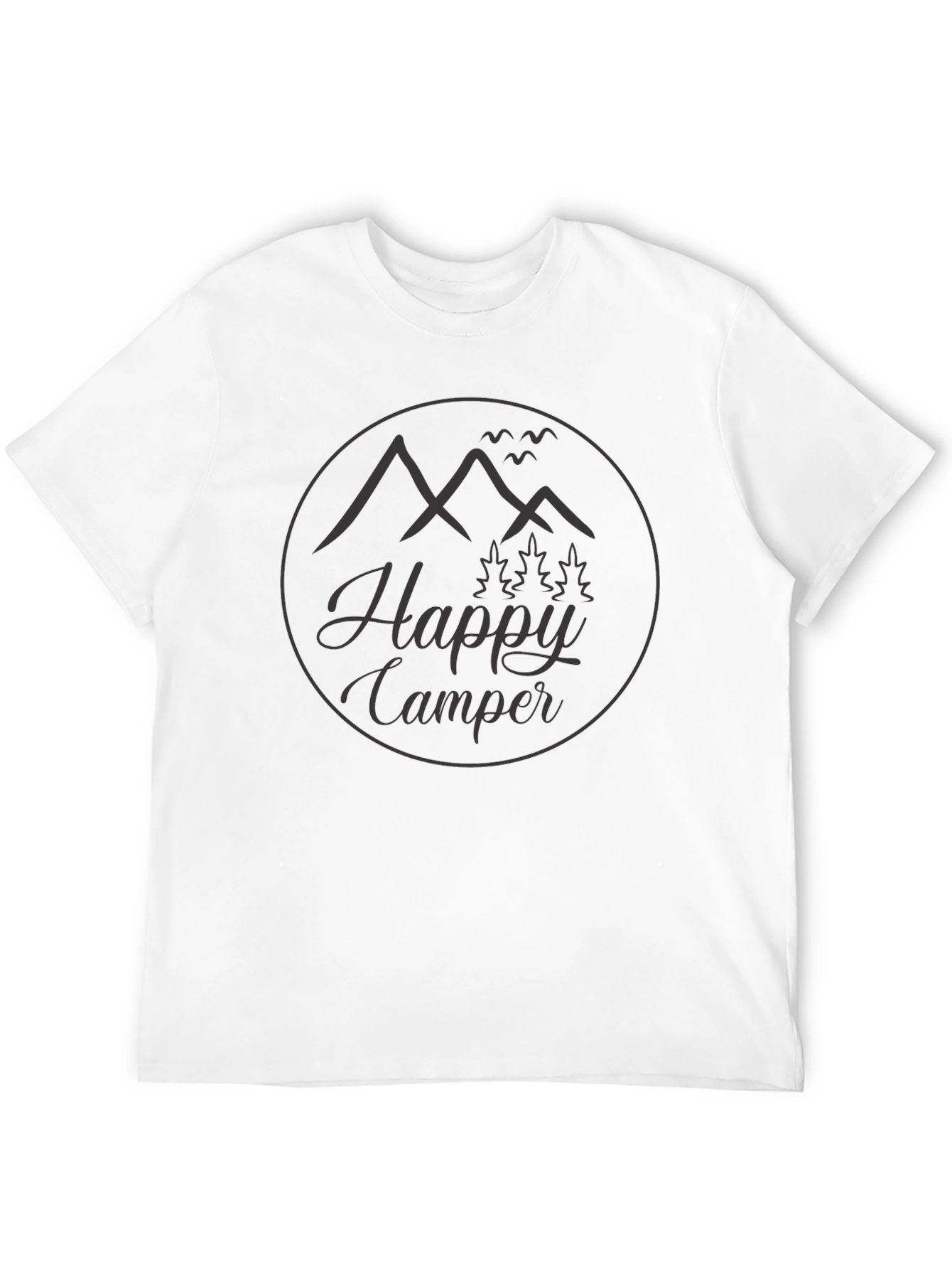Happy Camper Graphic T-Shirt - Adventure Ready