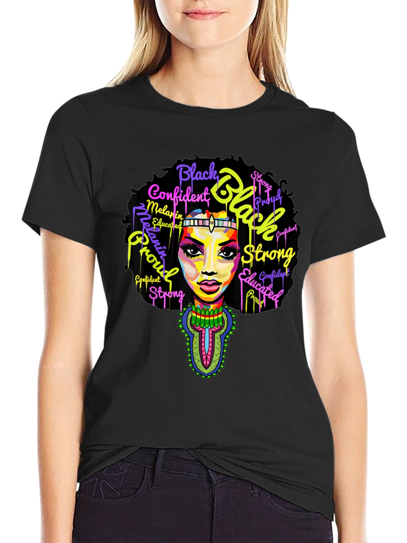 Black Confident Melanin Proud T-Shirt