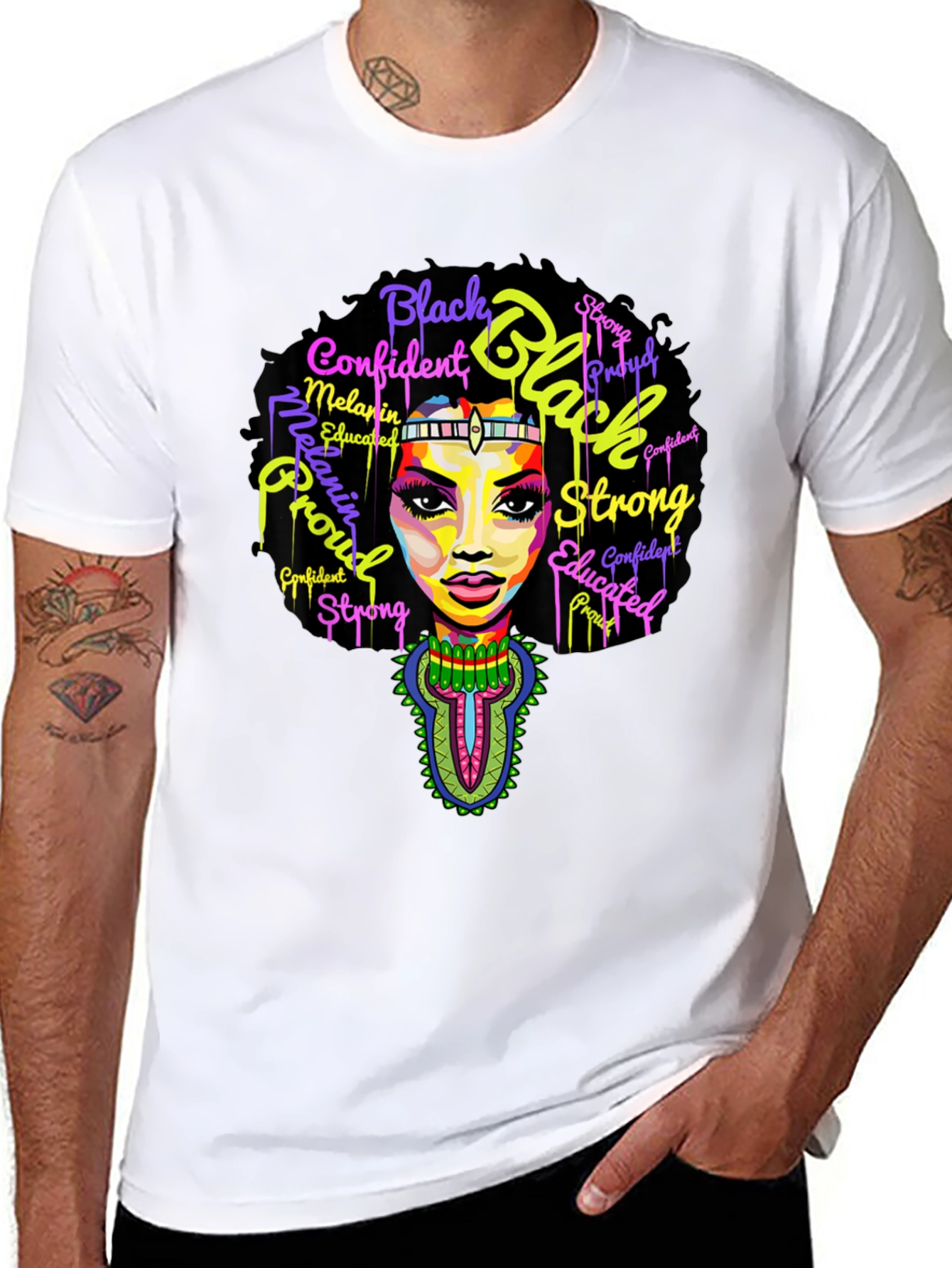 Black Confident Melanin Proud T-Shirt