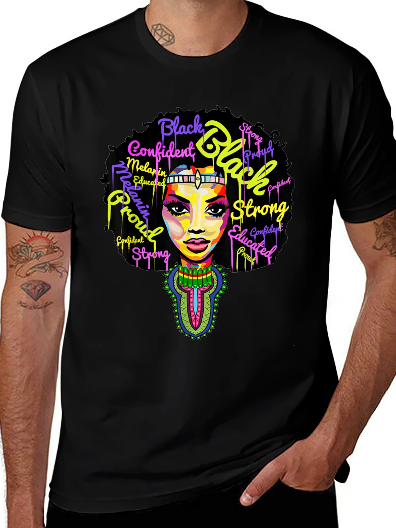 Black Confident Melanin Proud T-Shirt