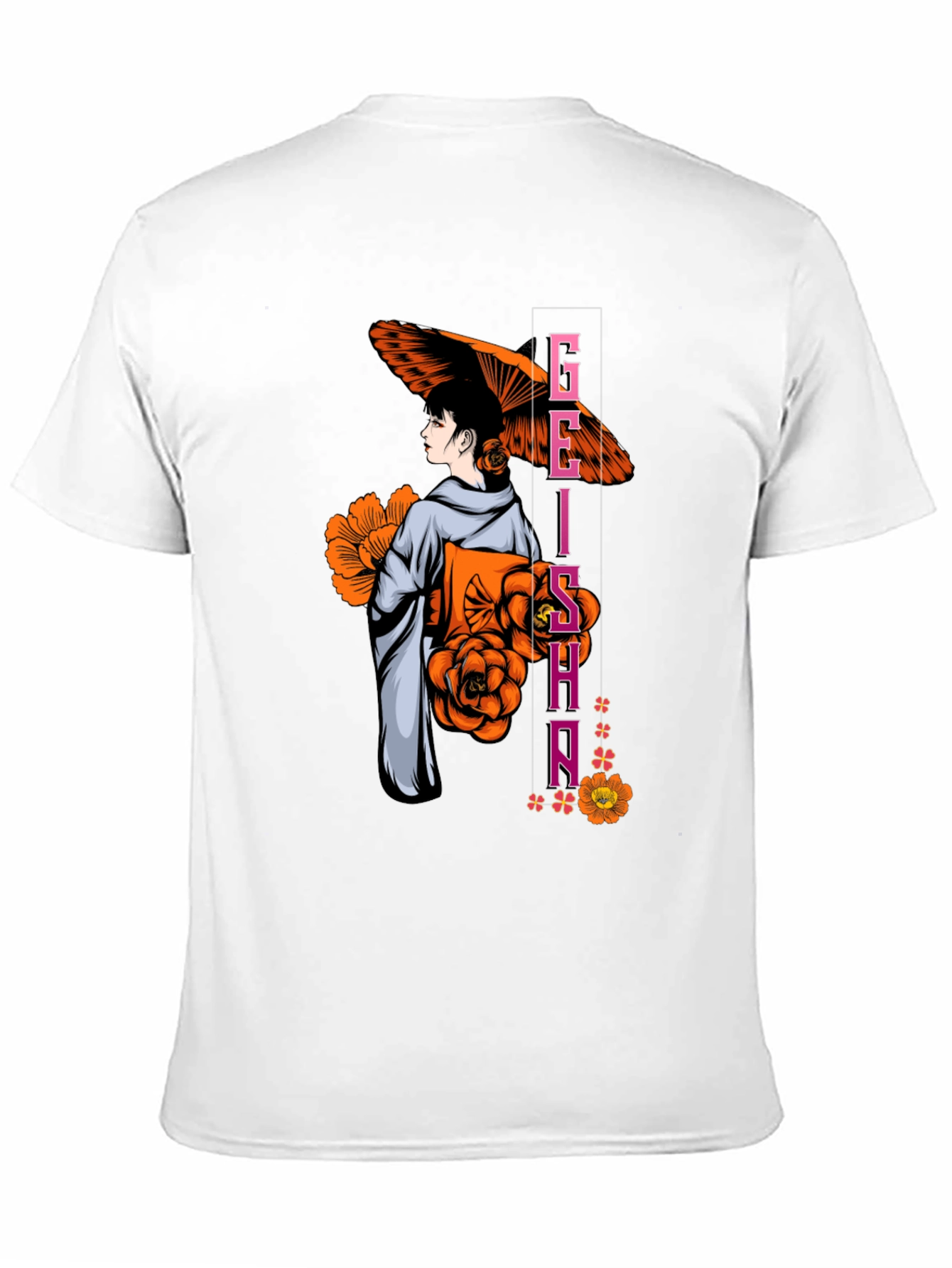 Geisha Graphic T-Shirt - Black