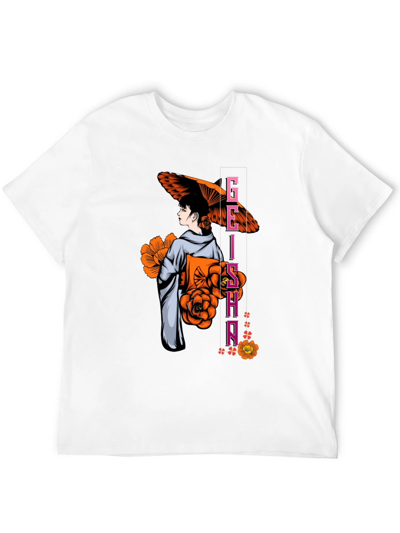 Geisha Graphic T-Shirt - Black